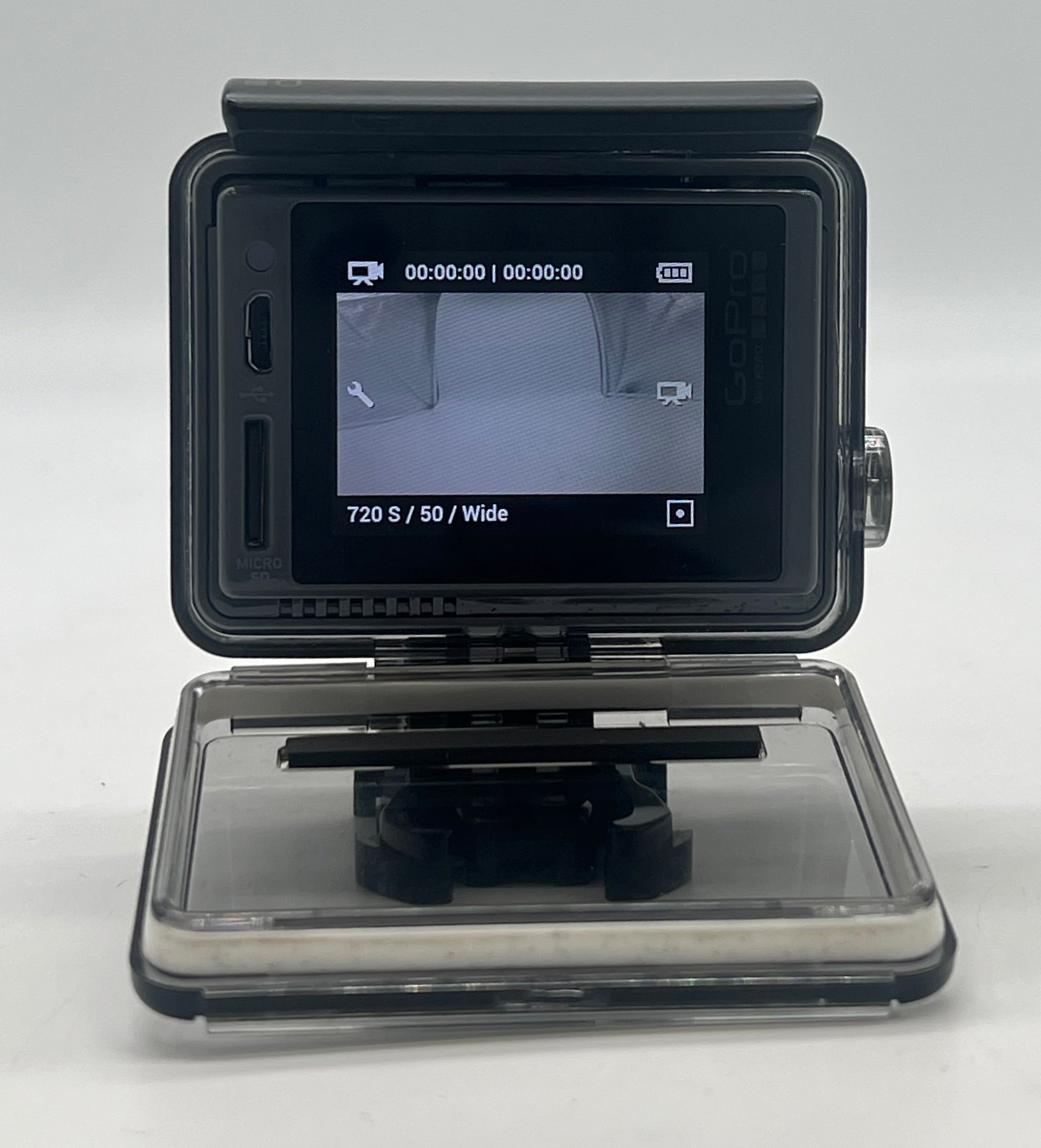 GoPro HERO+ Camcorder Gray w/ Waterproof Case - Used