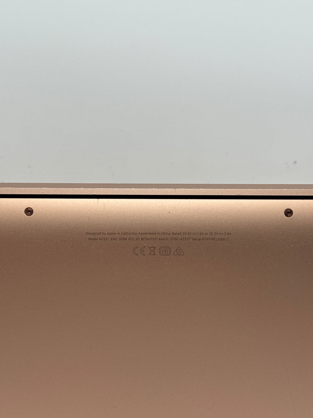 Apple MacBook Air 13" A2337 M1 8GB RAM 256GB SSD Rose Gold - Used