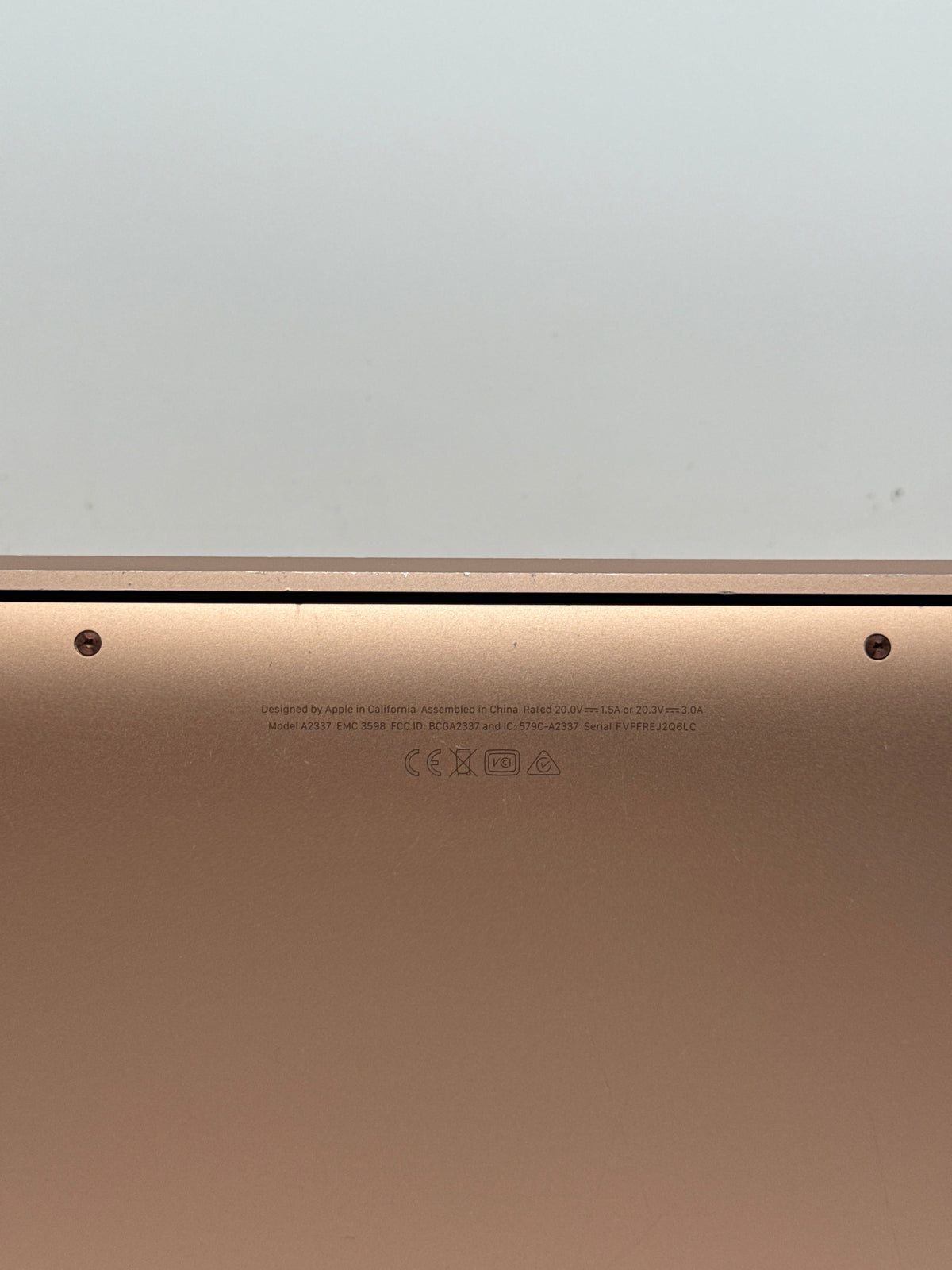 Apple MacBook Air 13" A2337 M1 8GB RAM 256GB SSD Rose Gold - Used
