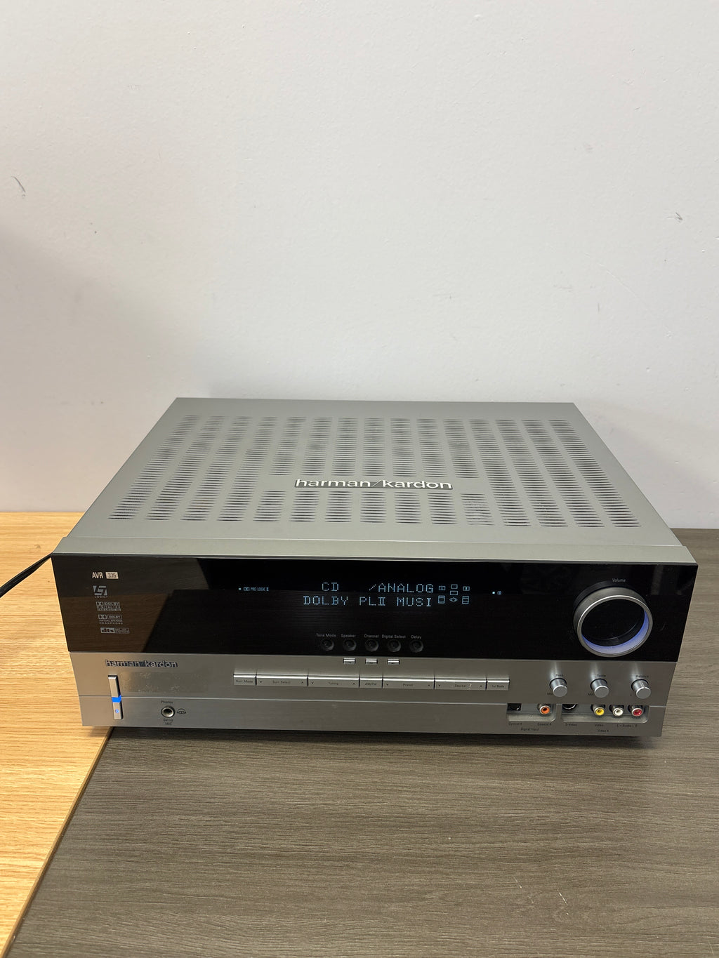 Harman Kardon AVR 335 7.1-Channel AV Receiver Dolby Digital DTS Grey - Used