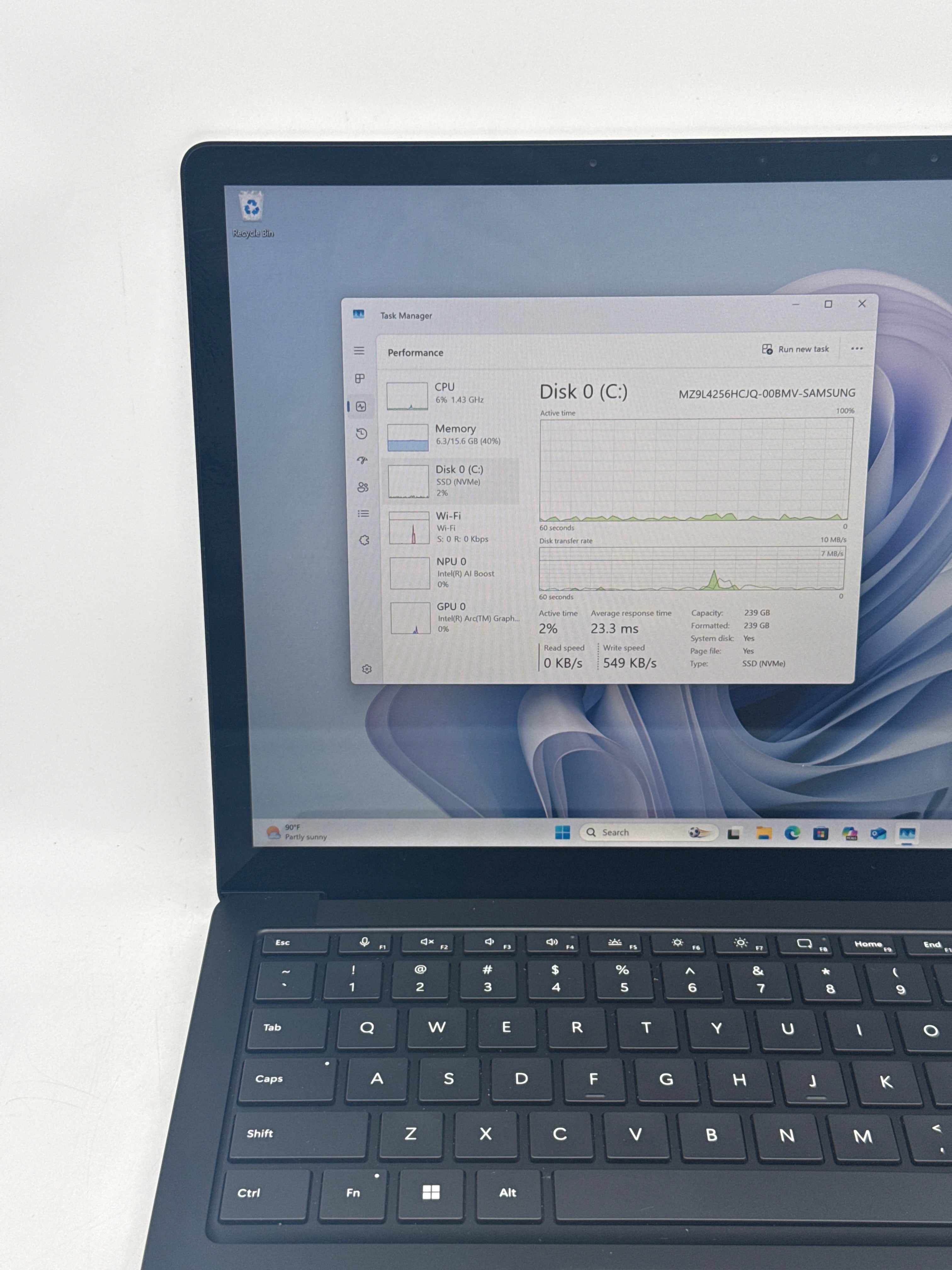 Microsoft Surface Laptop 6 Business Ultra 7 165H 16GB RAM 256GB SSD