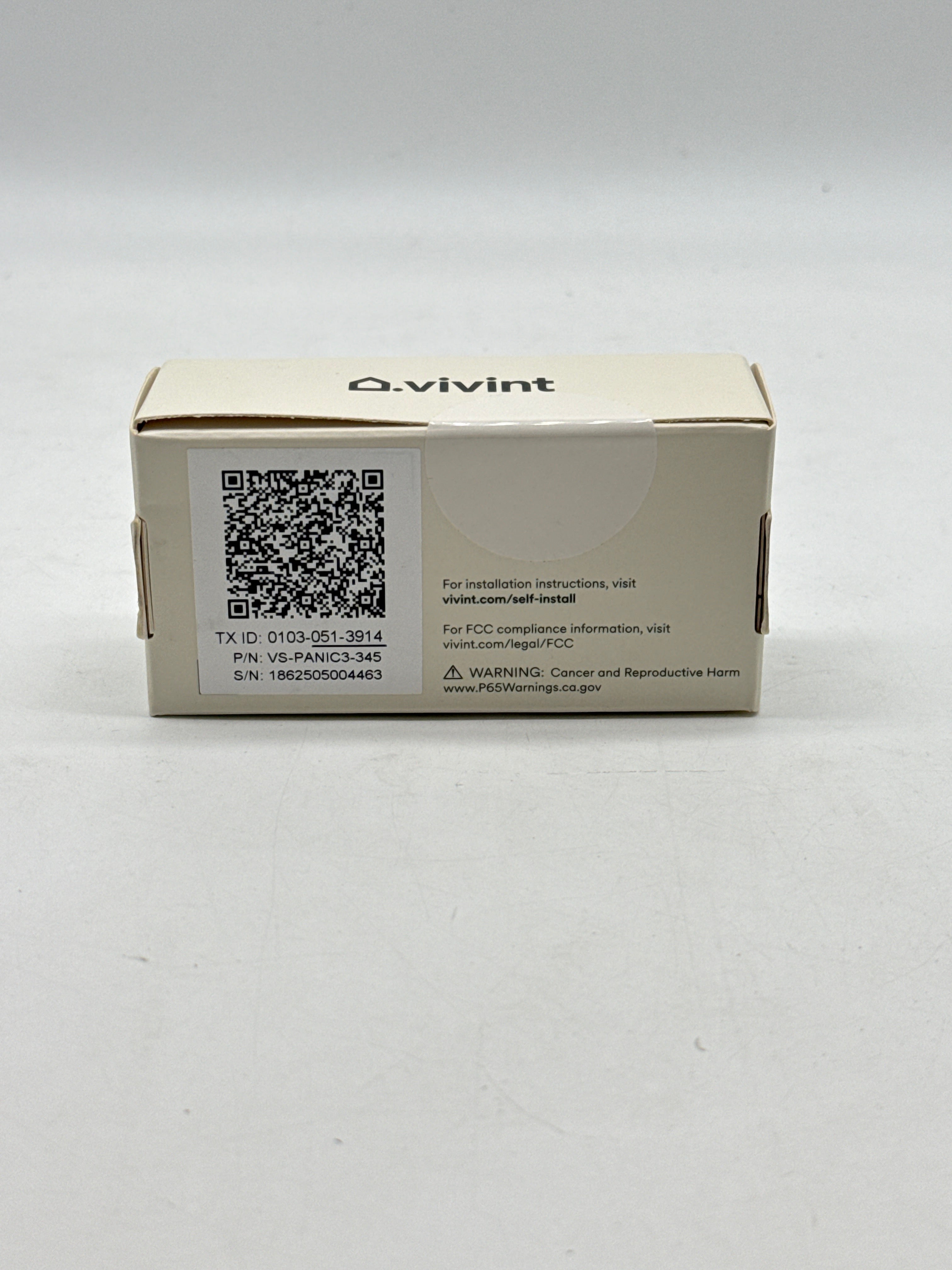 Vivint Emergency Pendant Panic Button VS-PANIC3-345 - New in Box