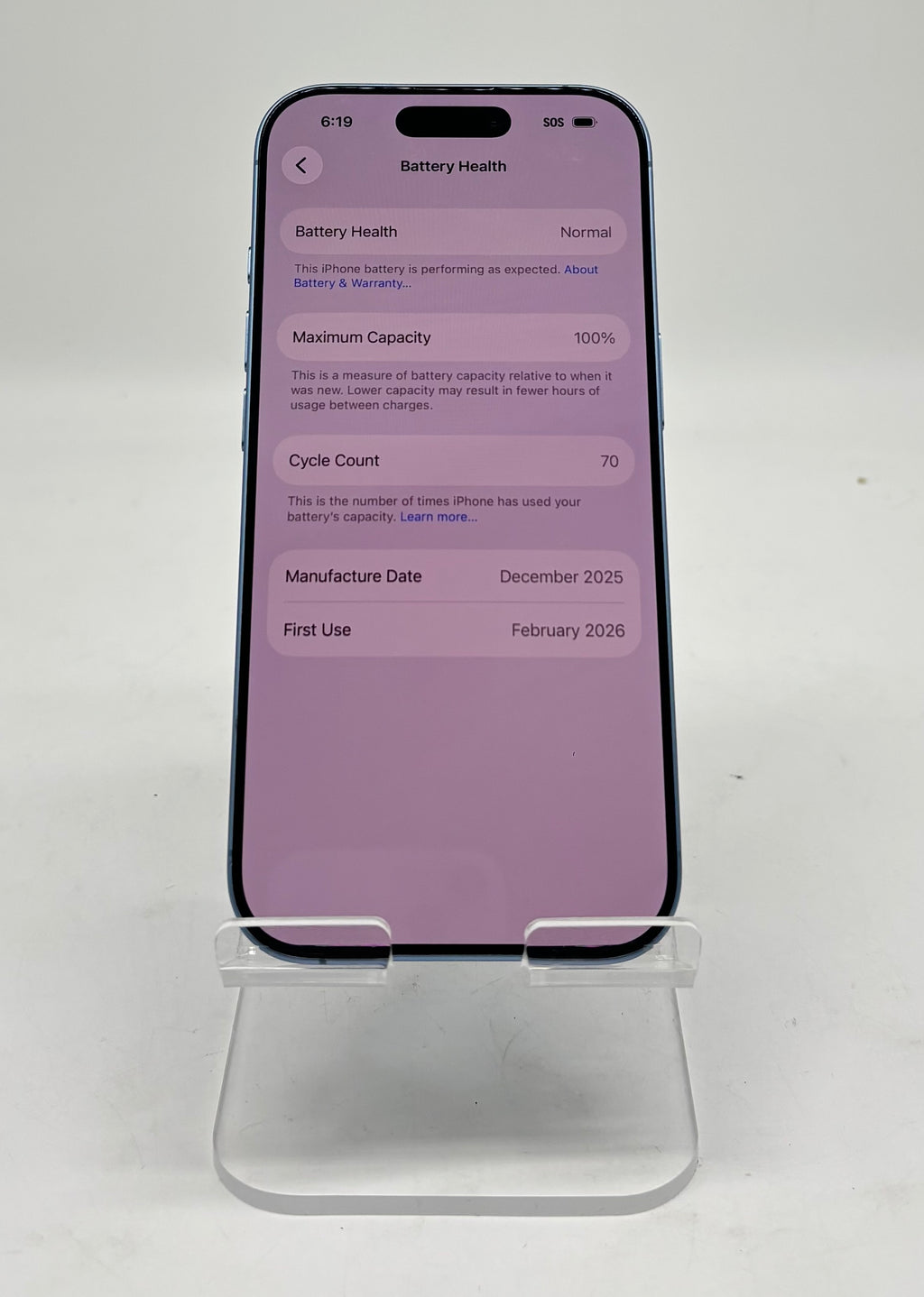 Apple iPhone 17 256GB Unlocked Mist Blue - Used With Box