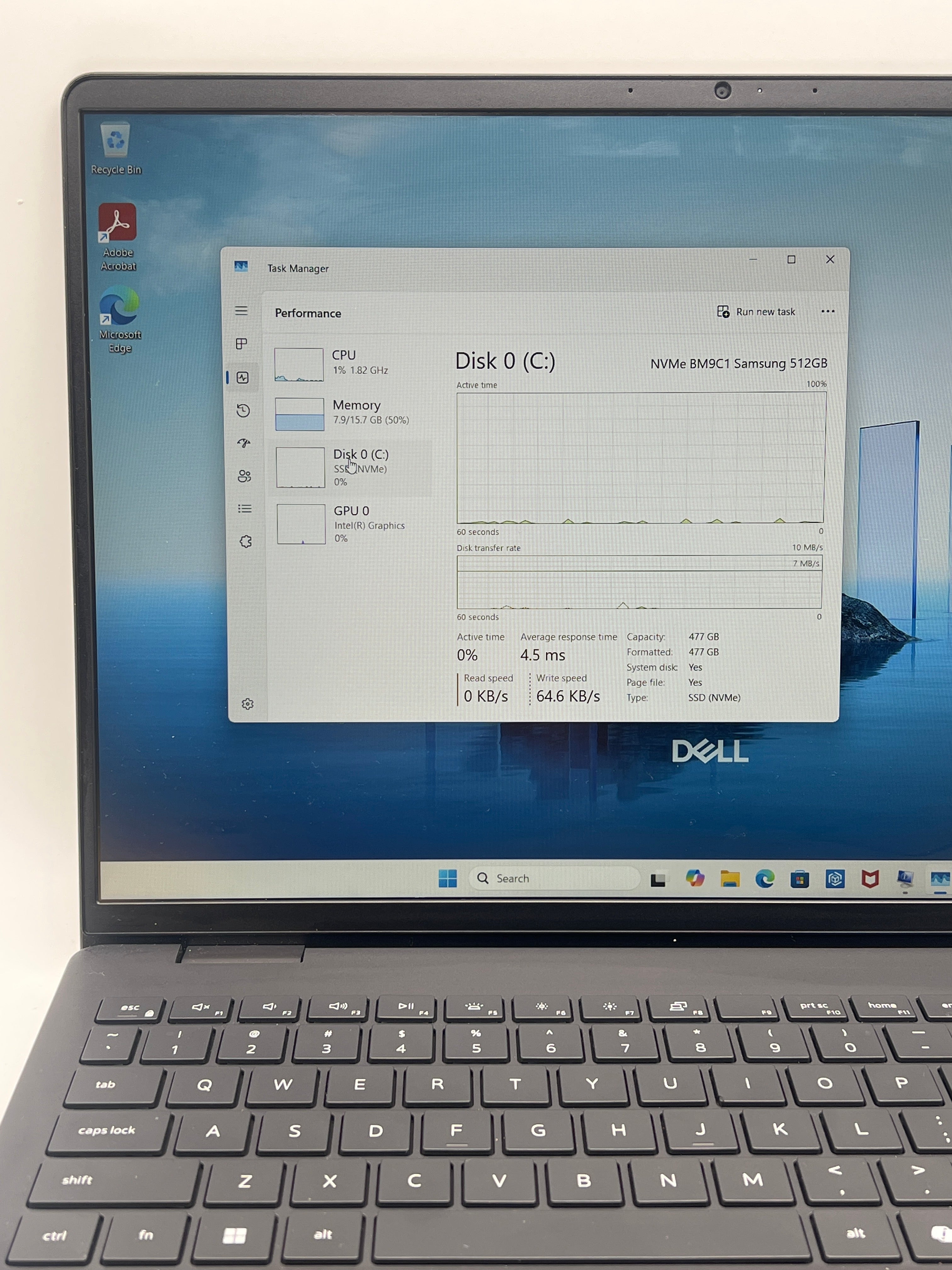 Dell 16 DC16250 Core 5-120U 16GB RAM 512GB SSD Touch - Used