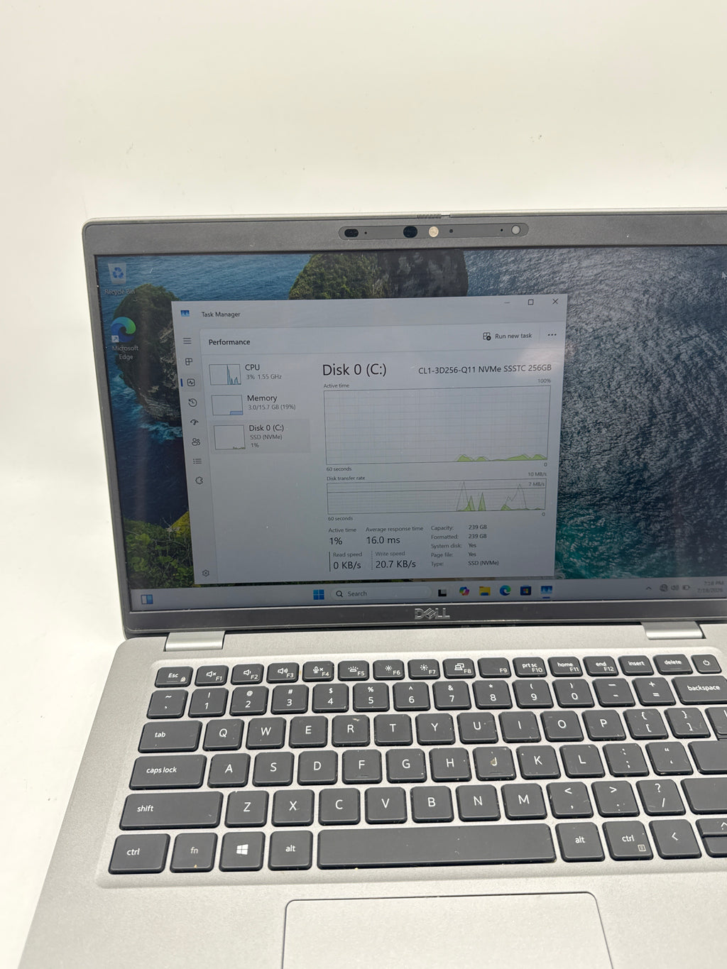 Dell Latitude 5420 i5-1145G7 16GB RAM 256GB SSD - Used