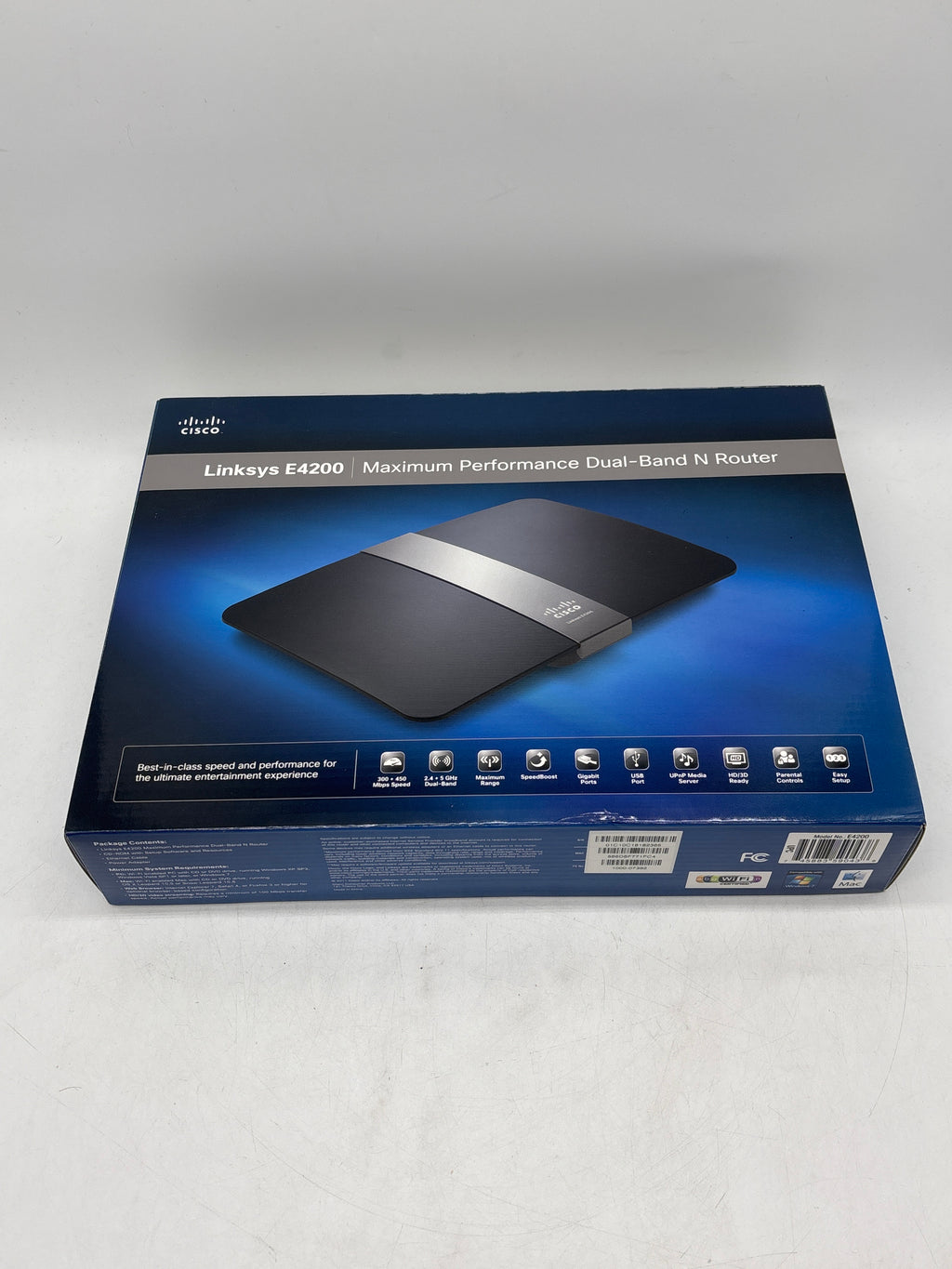 Cisco Linksys E4200 Maximum Performance Wireless Router - Open Box