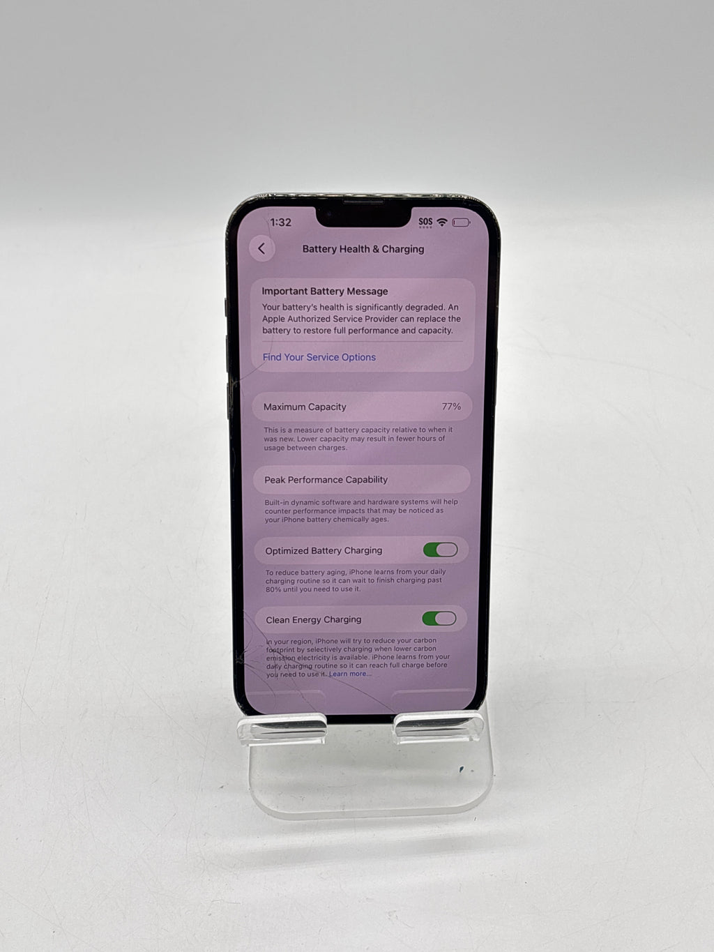 Apple iPhone 13 Pro Max 128GB Green Unlocked - For Parts (Read DESC)