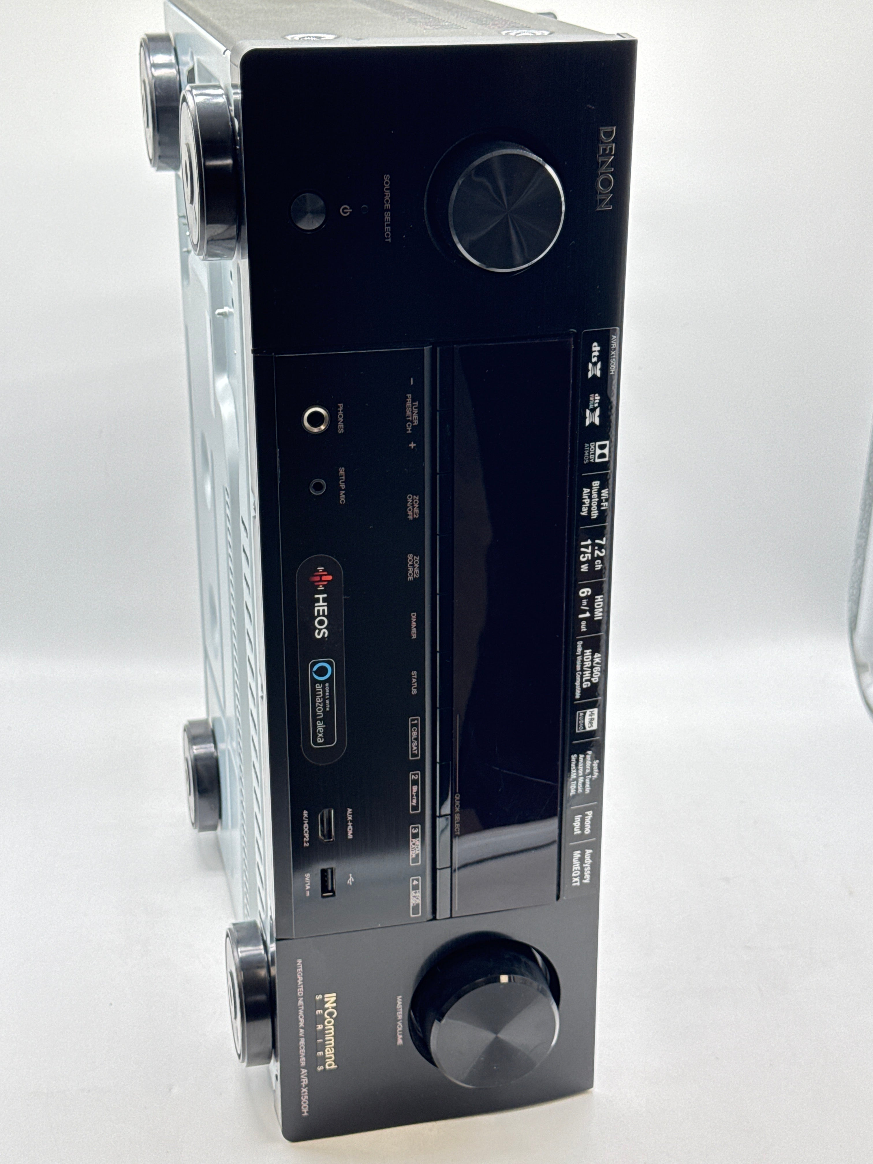 Denon AVR-X1500H 7.2 Channel 4K UHD Bluetooth AV Receiver Tested