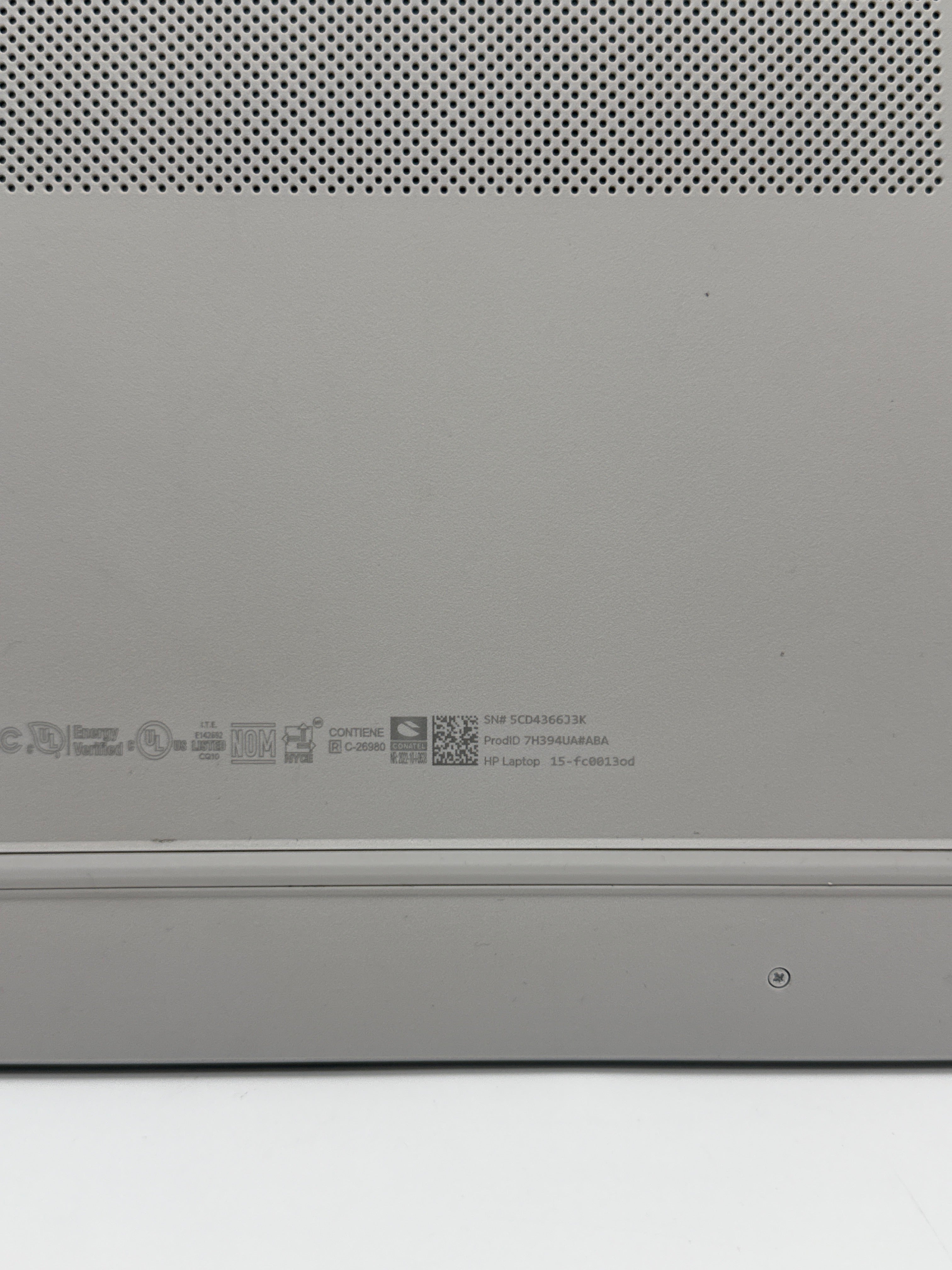 HP 15-fc0013od AMD Ryzen 3 7320U 8GB RAM 256GB SSD