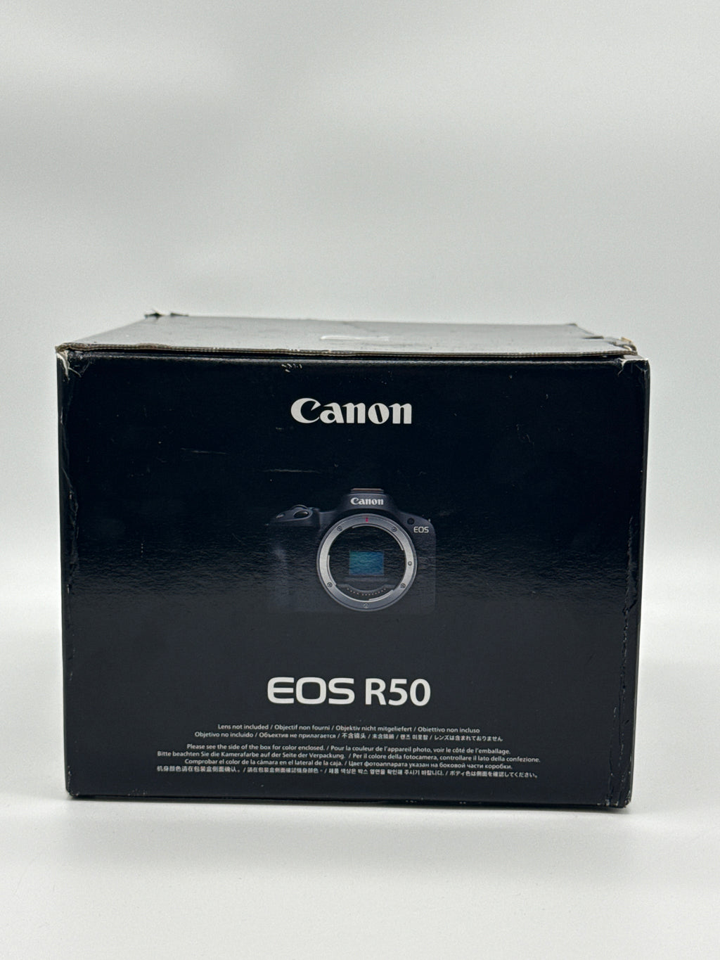 Canon EOS R50 24MP APS-C Mirrorless Camera Body Only Black - New