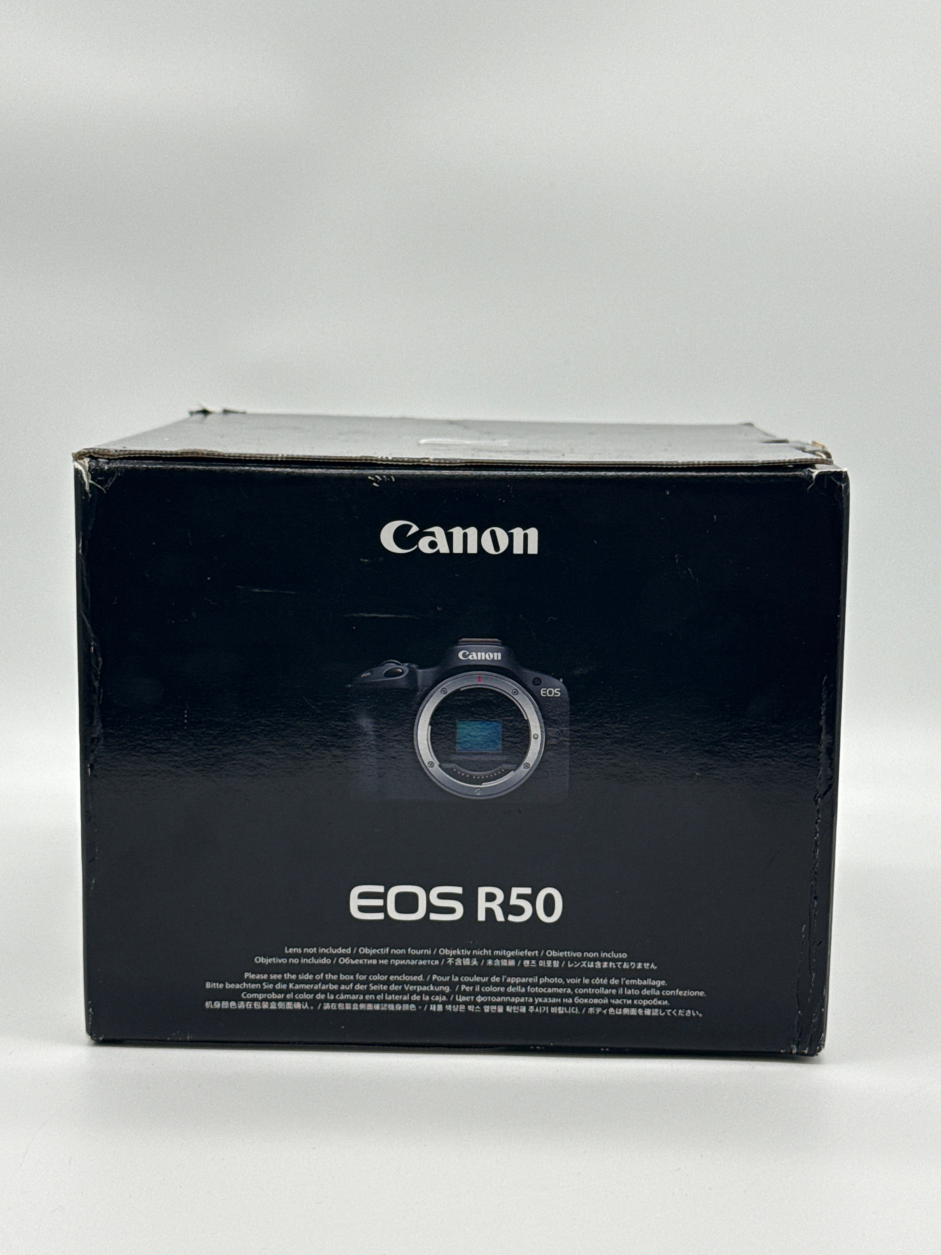 Canon EOS R50 24MP APS-C Mirrorless Camera Body Only Black - New