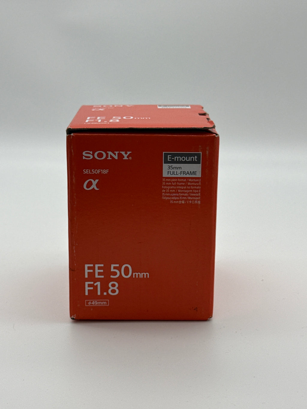 Sony FE 50mm f/1.8 SEL50F18F Prime Sony E Mount - New
