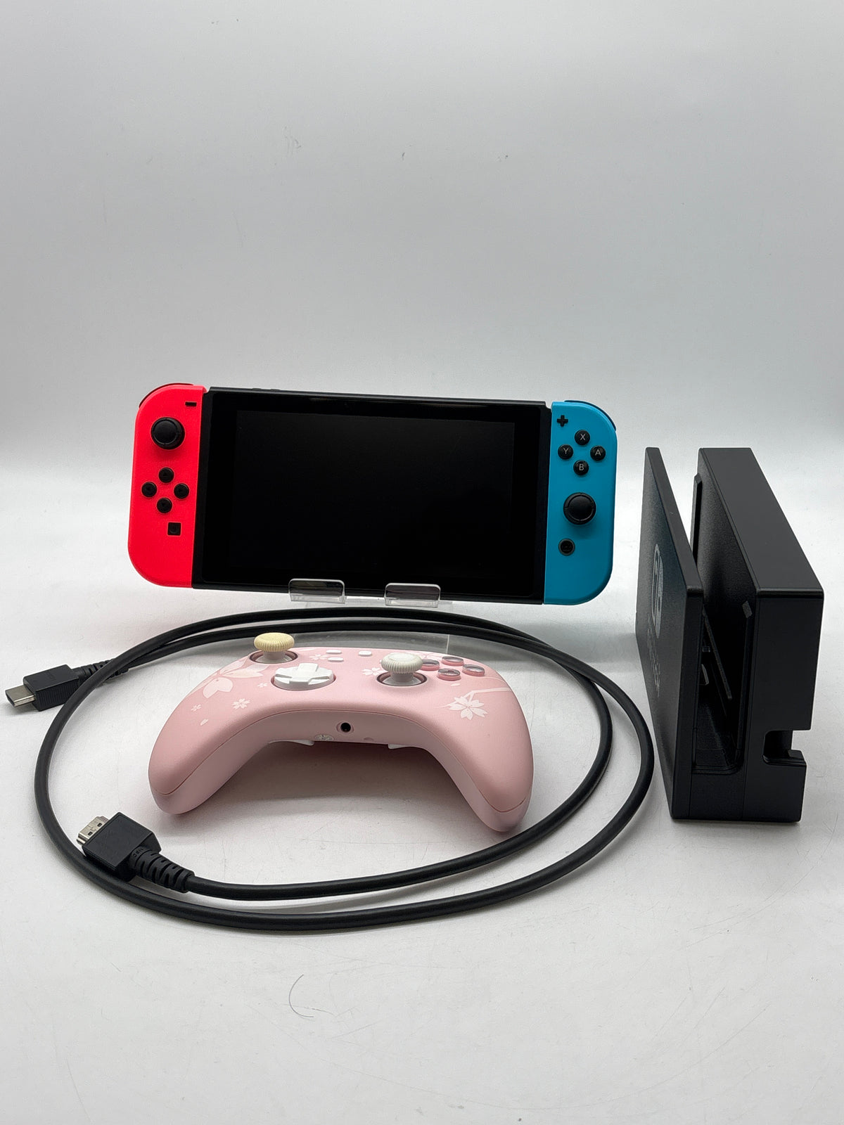 Nintendo Switch HAC-001 32GB Neon Red/Blue Joy-Con - Used