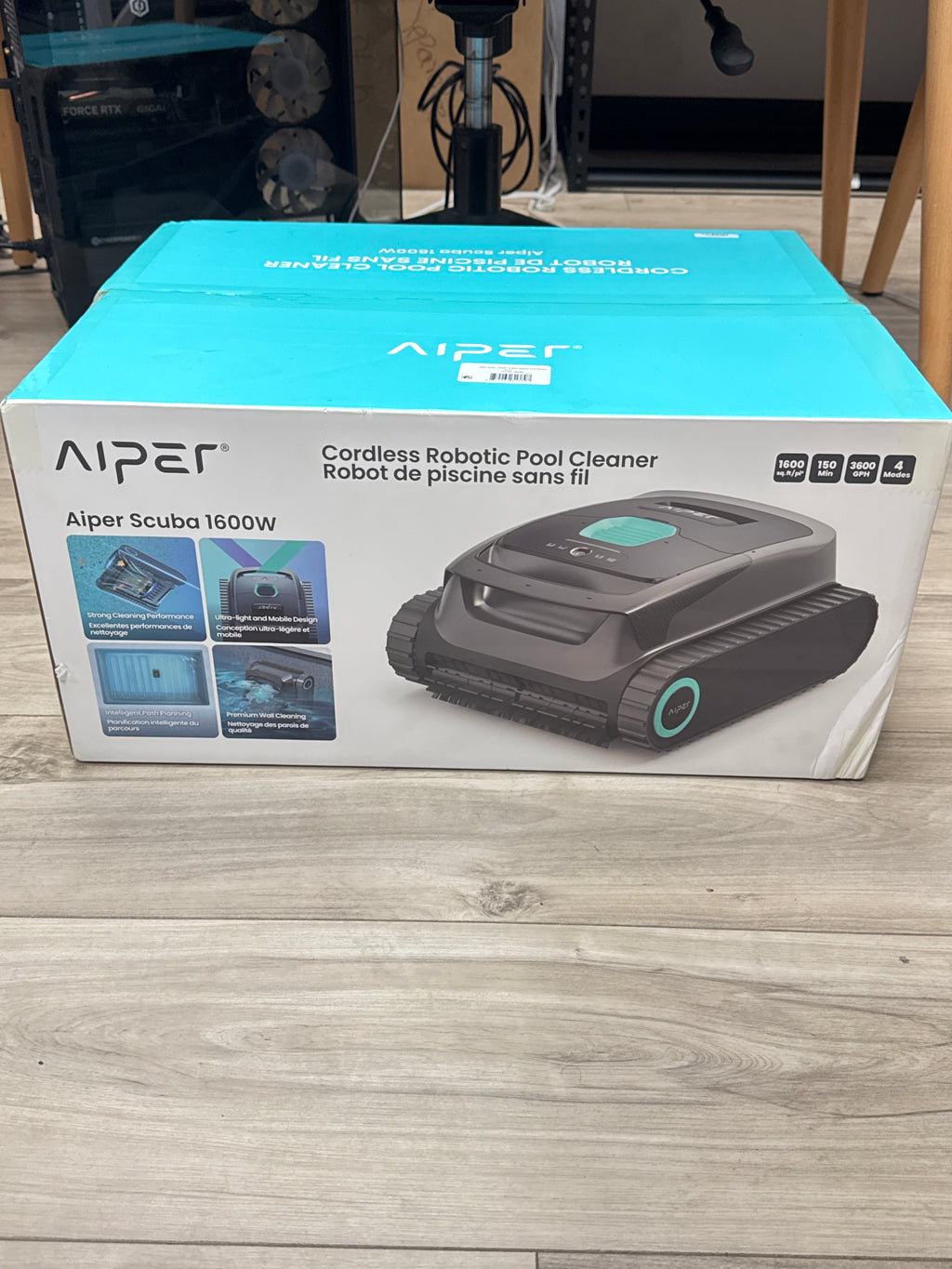 Aiper Scuba 1600W Robotic Pool Cleaner - New in Box