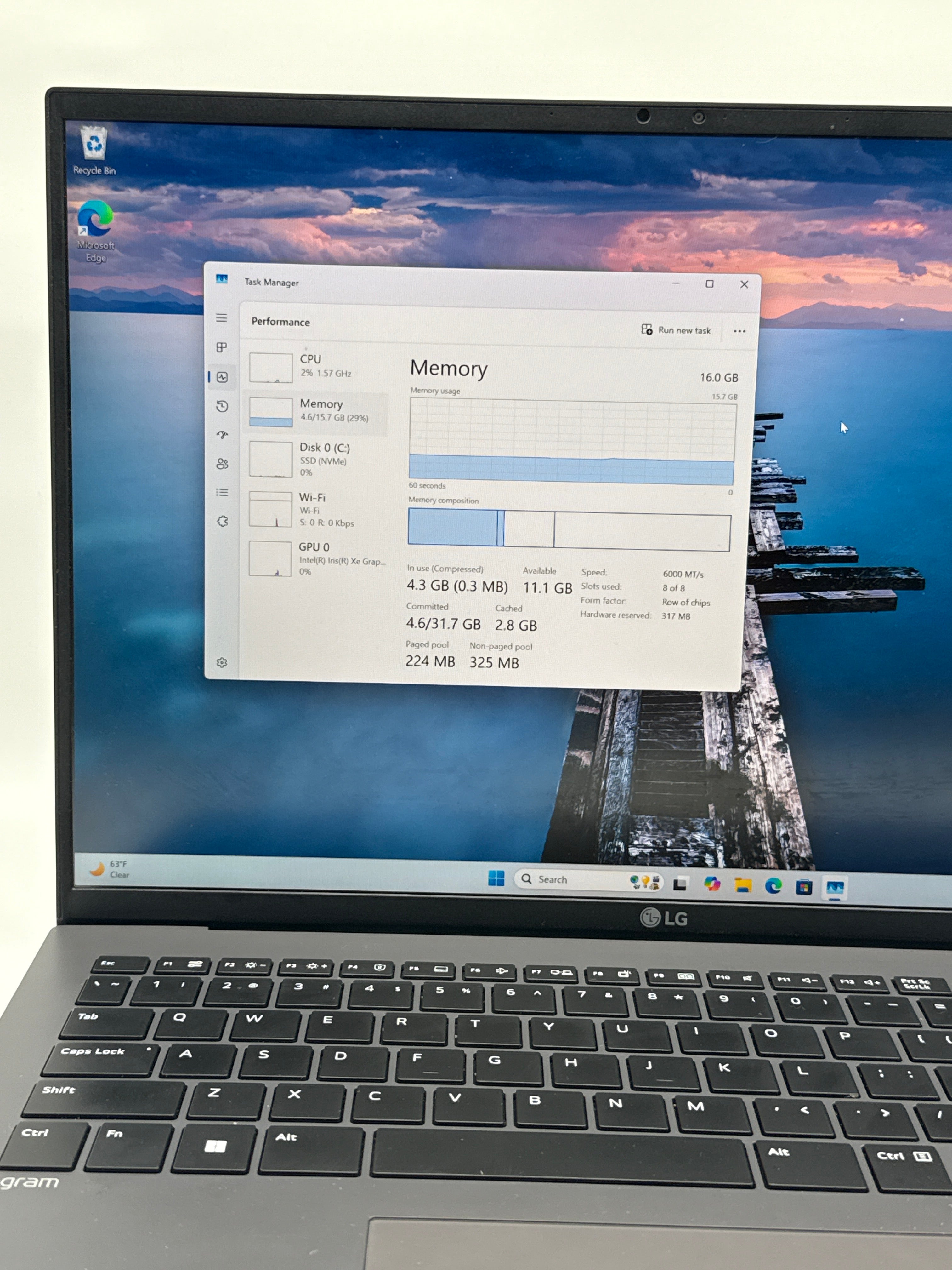 LG Gram 16Z90R-K.AAS6U1 i5-1340P 16GB RAM 512GB SSD
