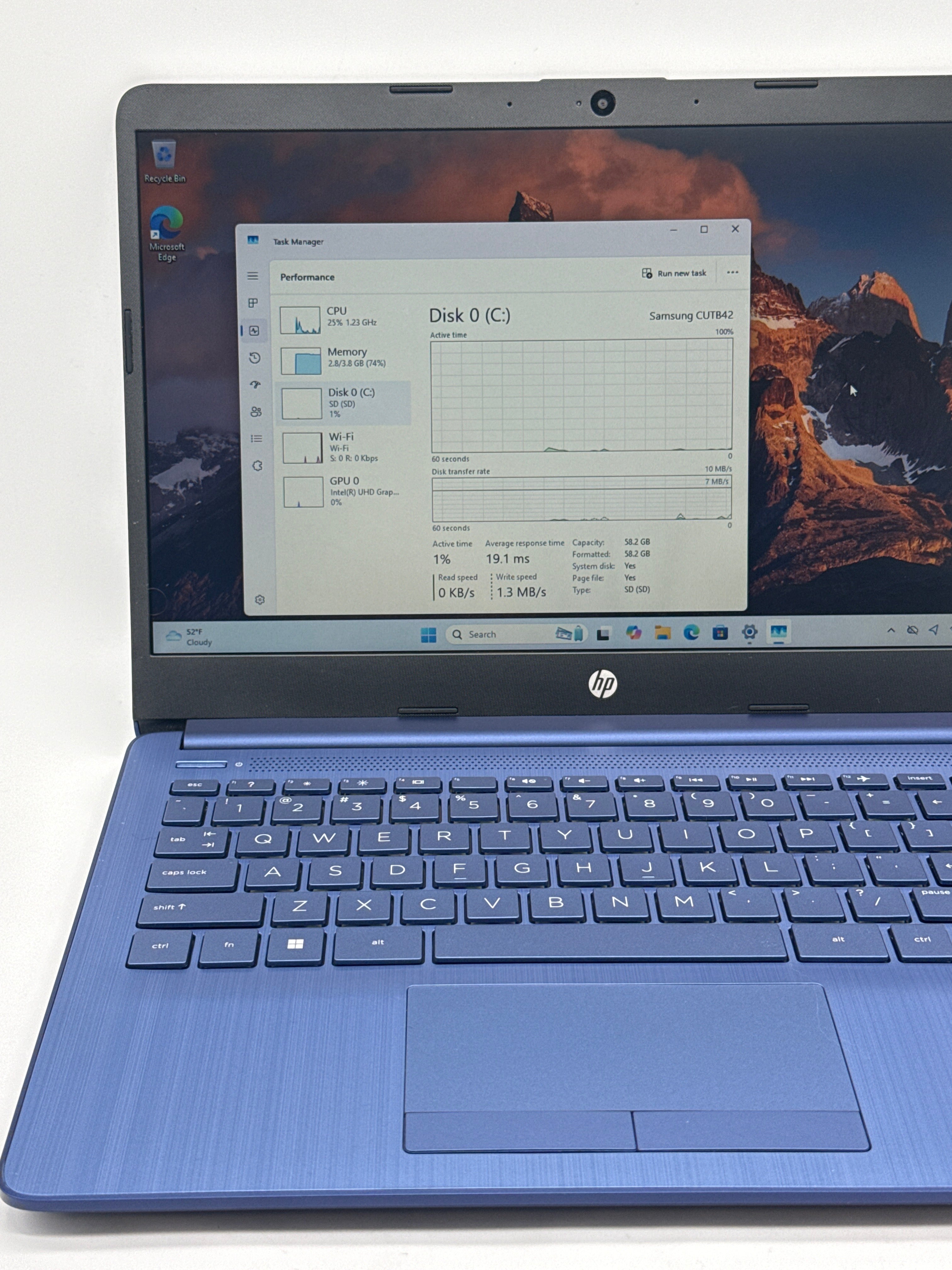 HP Stream Stream Intel Celeron N4120 4GB RAM 64GB SD