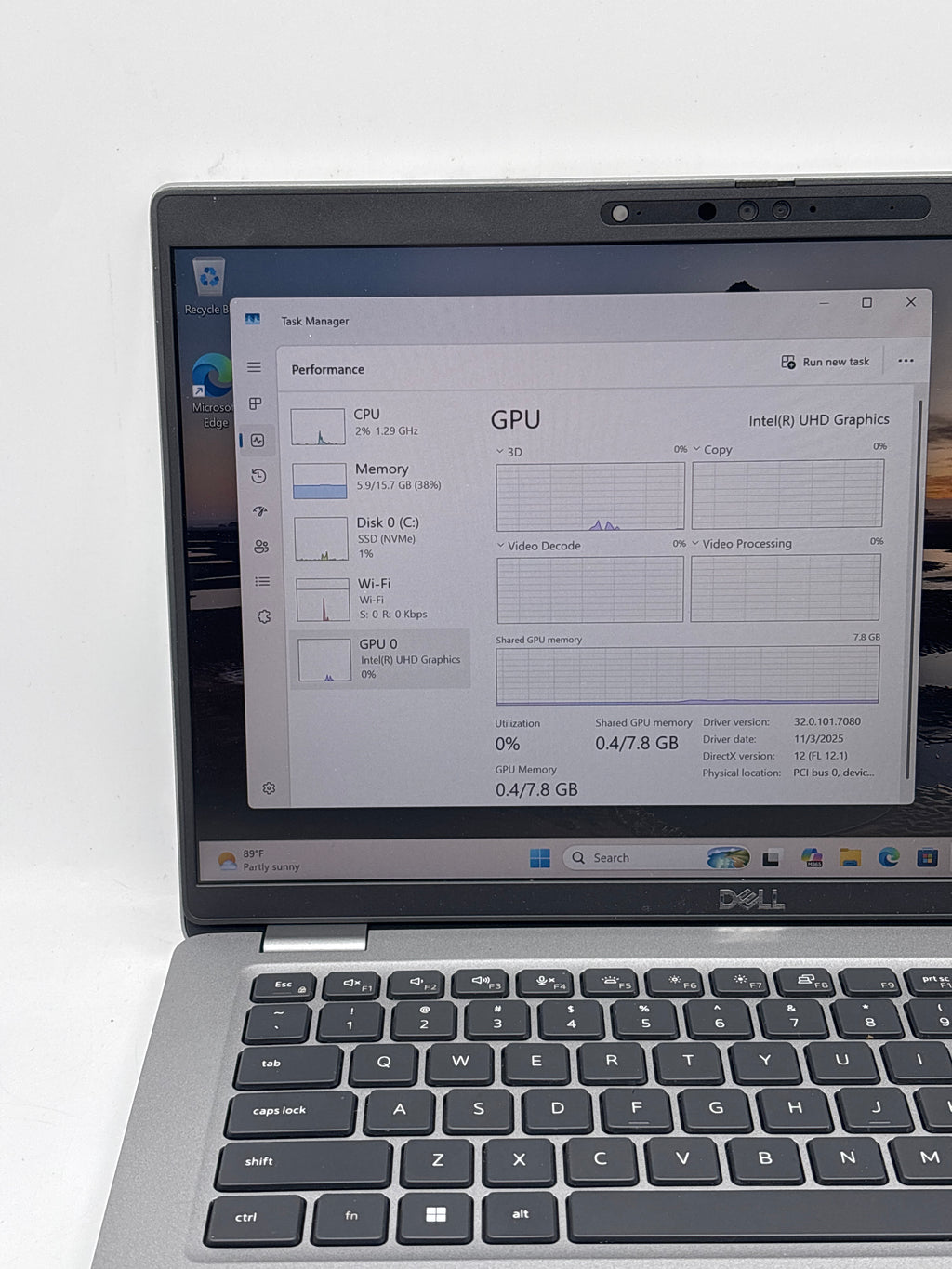 Dell Latitude 5430 14" Core i5-1235U 16GB RAM 256GB SSD Gray - Used