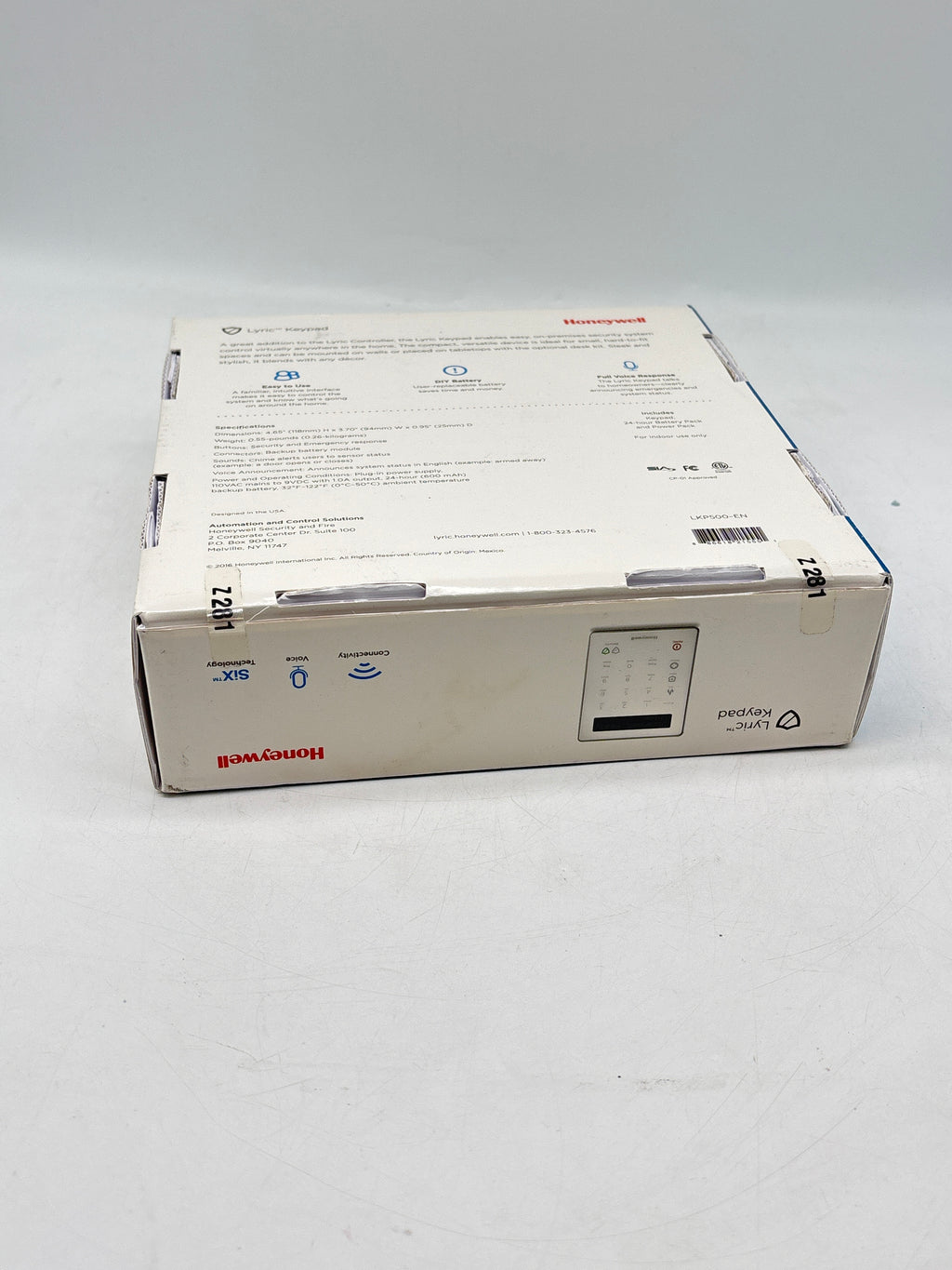 Honeywell Lyric Keypad LKP500-EN Wireless Secondary Keypad SiX 2.4GHz - New