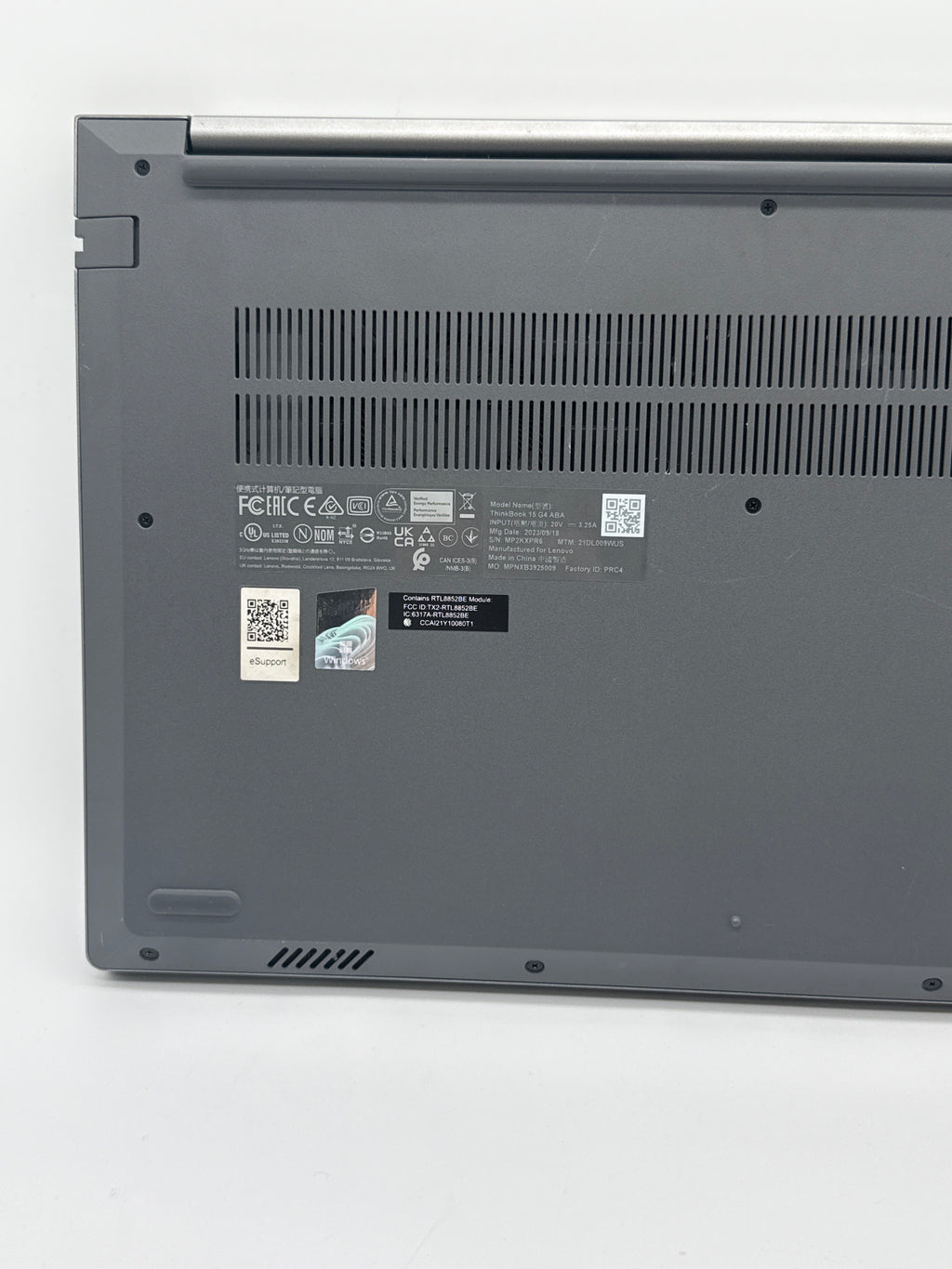 Lenovo ThinkBook 15 Gen 4 Ryzen 7 5825U 40GB RAM 1TB SSD