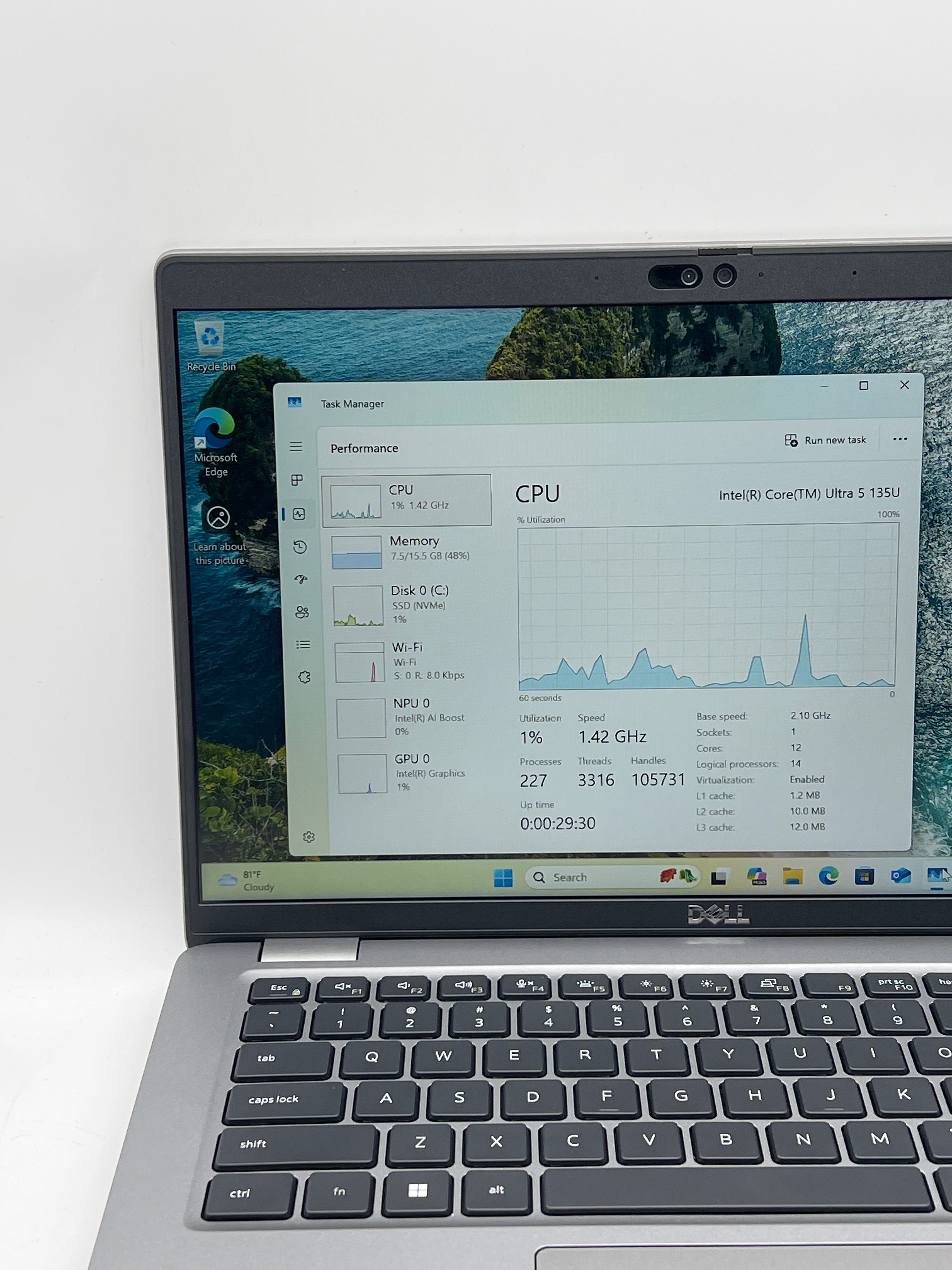 Dell Latitude 5450 Ultra 5 135U 16GB RAM 256GB SSD - Remotely Managed