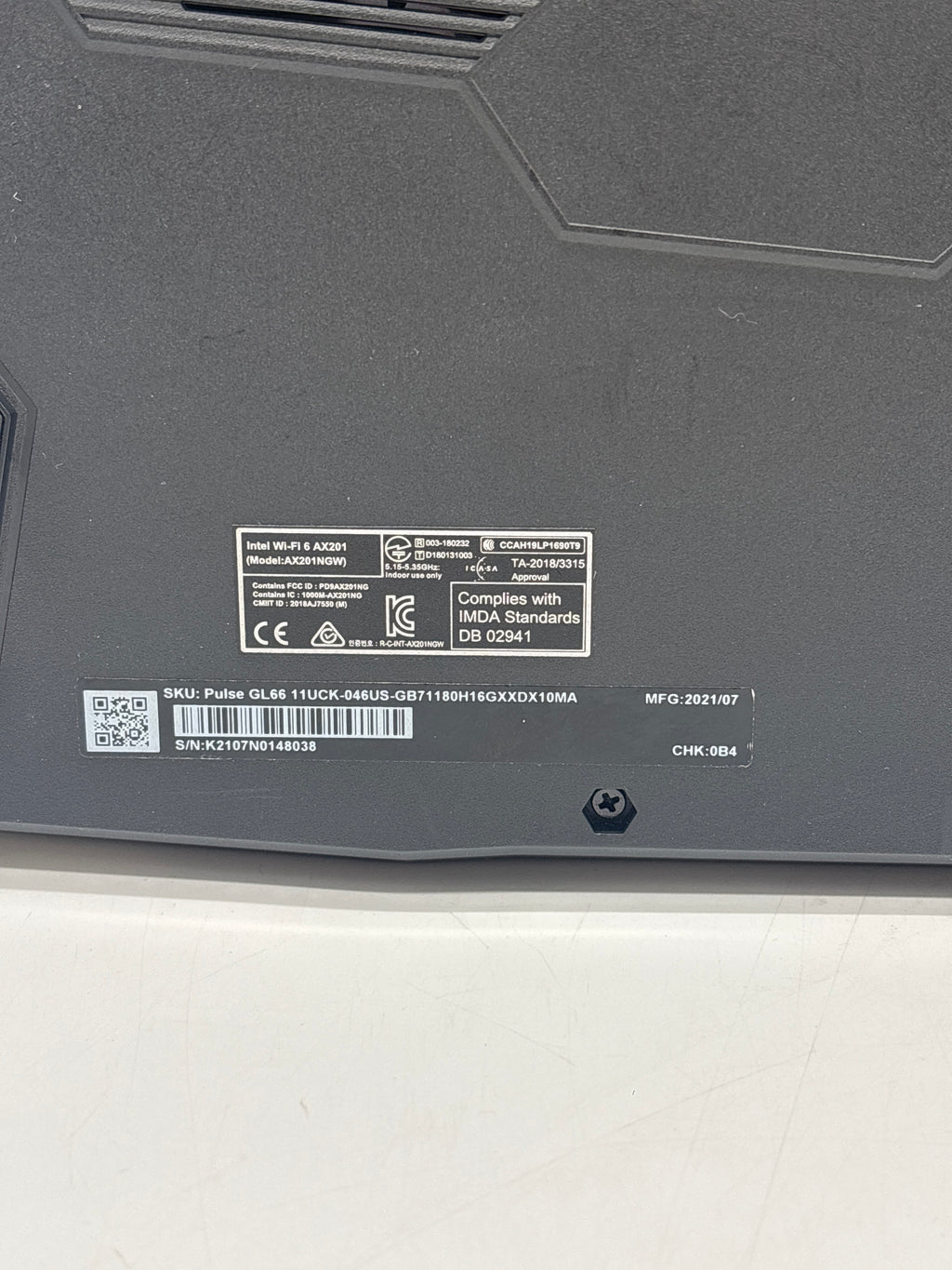 MSI Pulse GL66 i7-11800H 16GB RAM 1TB SSD RTX 3050