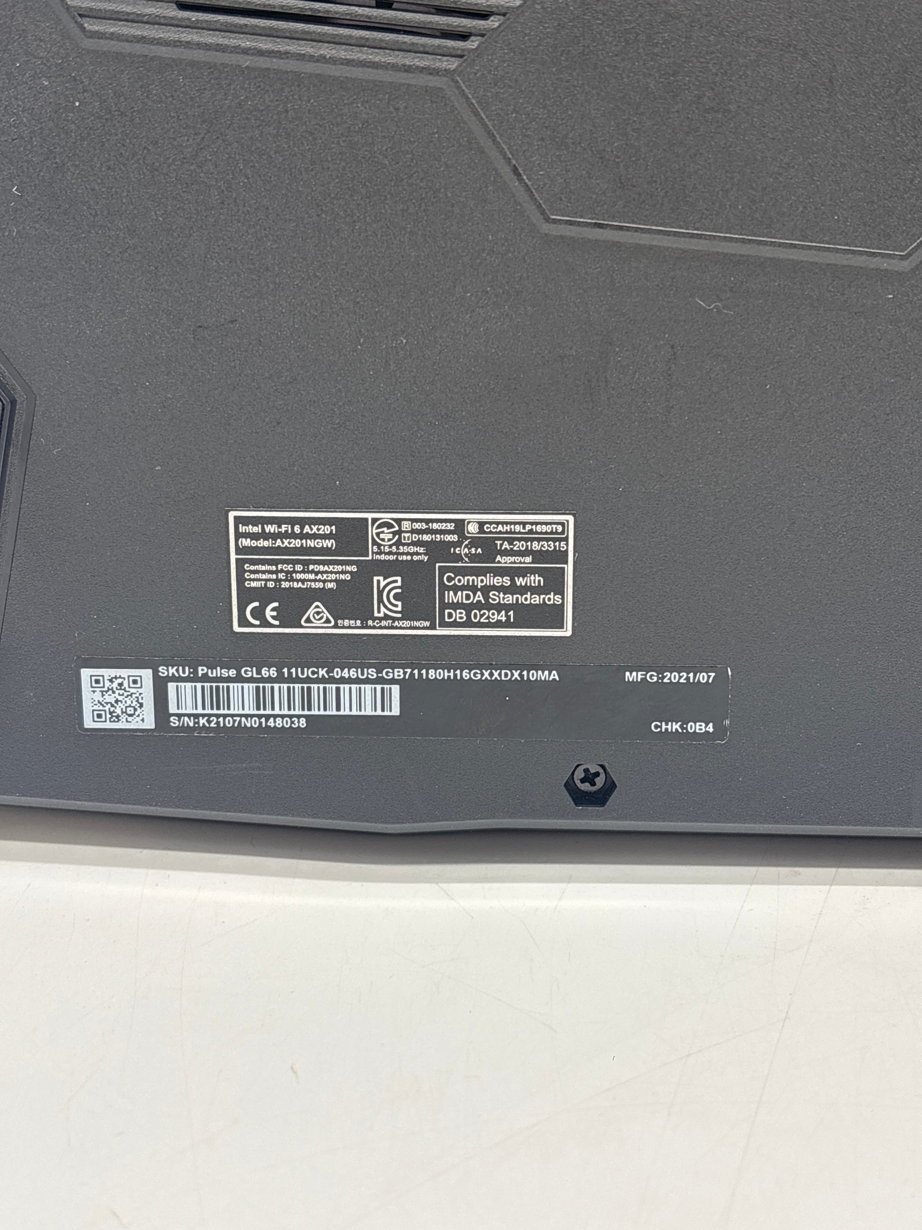 MSI Pulse GL66 i7-11800H 16GB RAM 1TB SSD RTX 3050