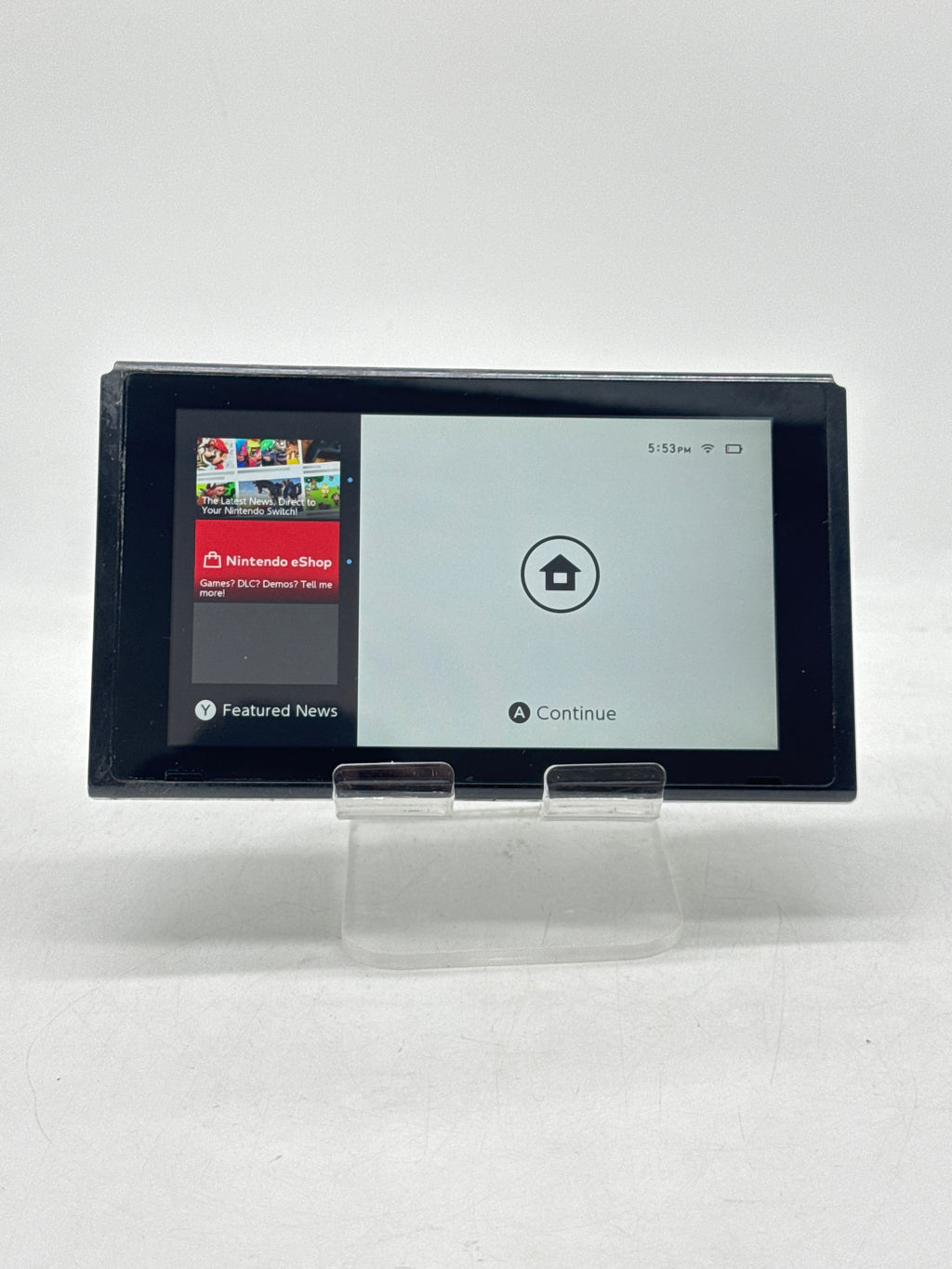 Nintendo Switch HAC-001 32GB Console Only Missing Back Cover - For Parts