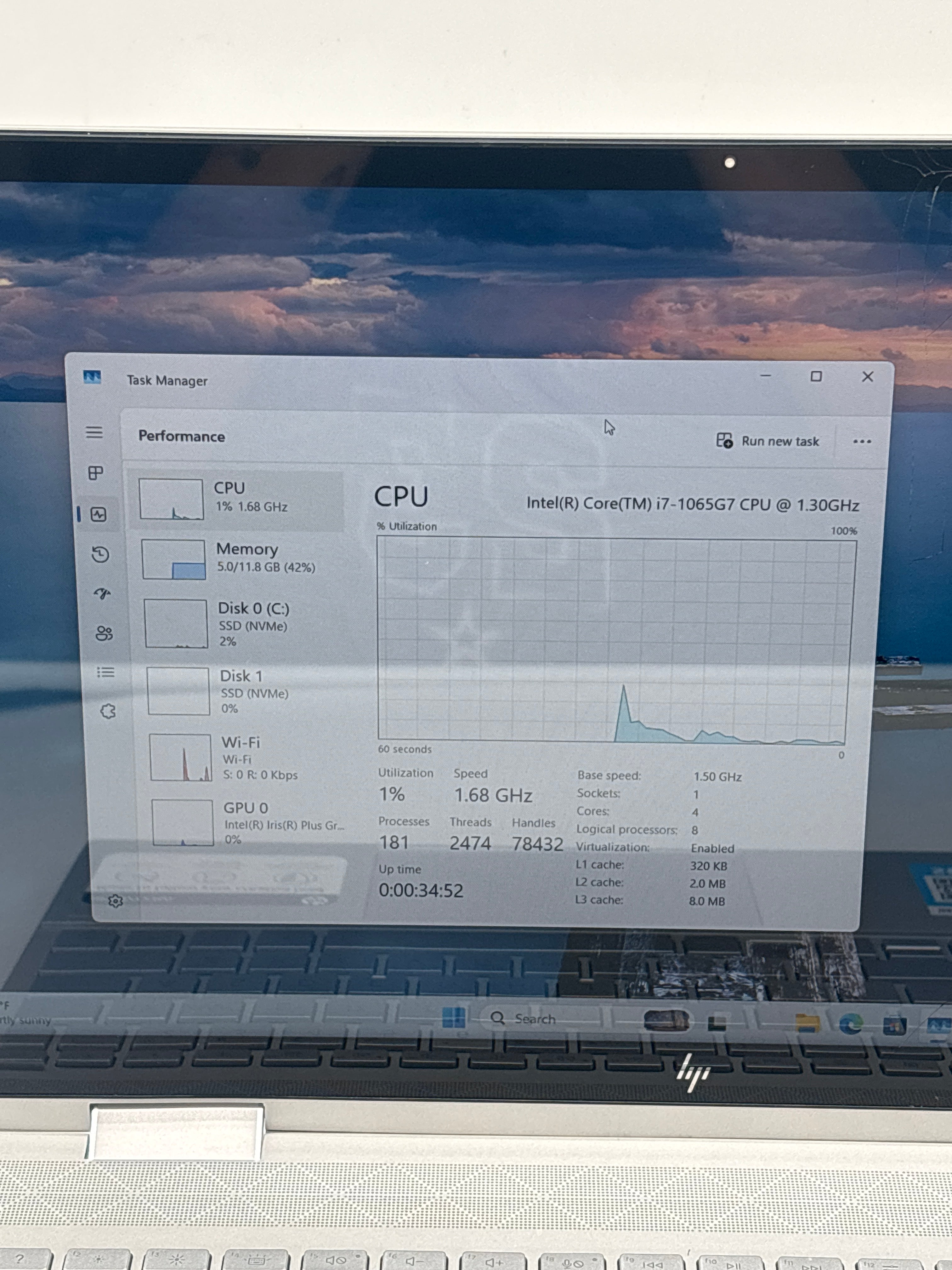 HP Envy X360 15m-edxxx i7-1065G7 12GB RAM 512GB SSD - For Parts (READ)
