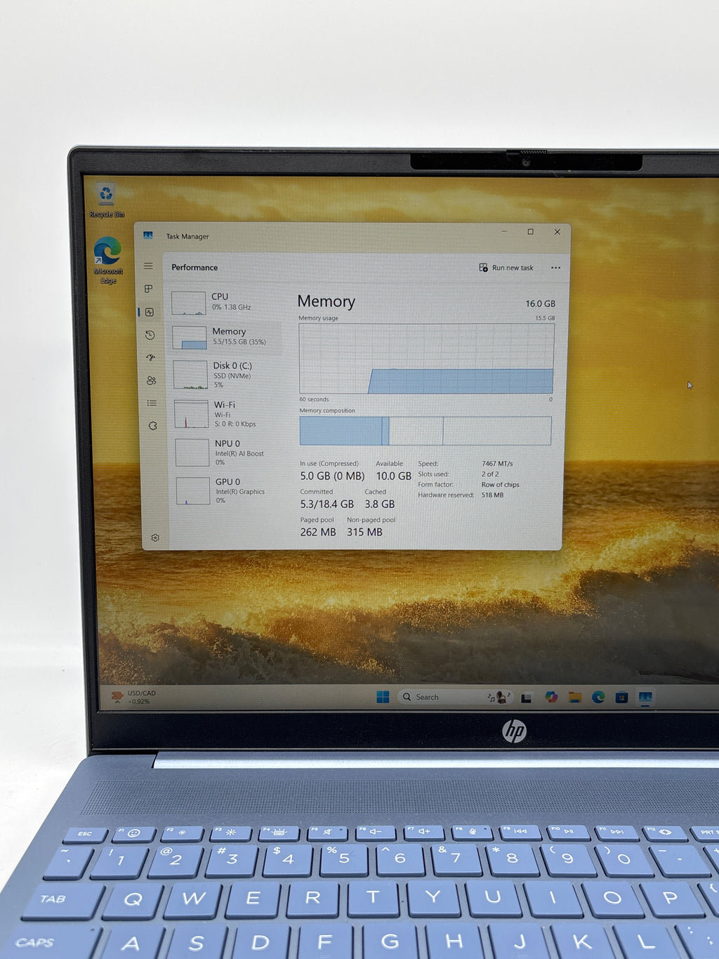 HP Pavilion 16-0000nr Ultra 7 155U 16GB RAM 1TB SSD Blue - Used
