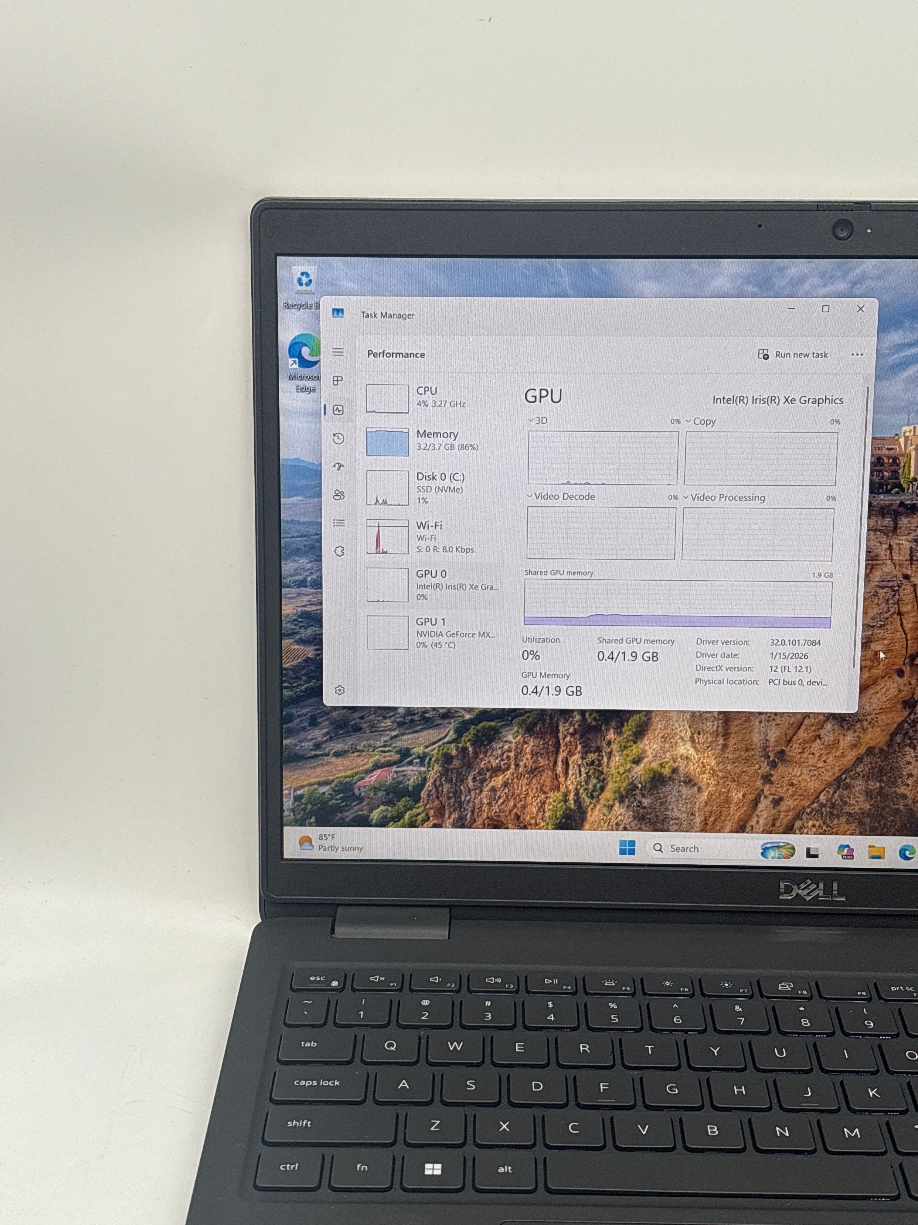 Dell Latitude 3520 15.6" Core i5-1135G7 4GB RAM 256GB SSD GeForce MX350 - Used