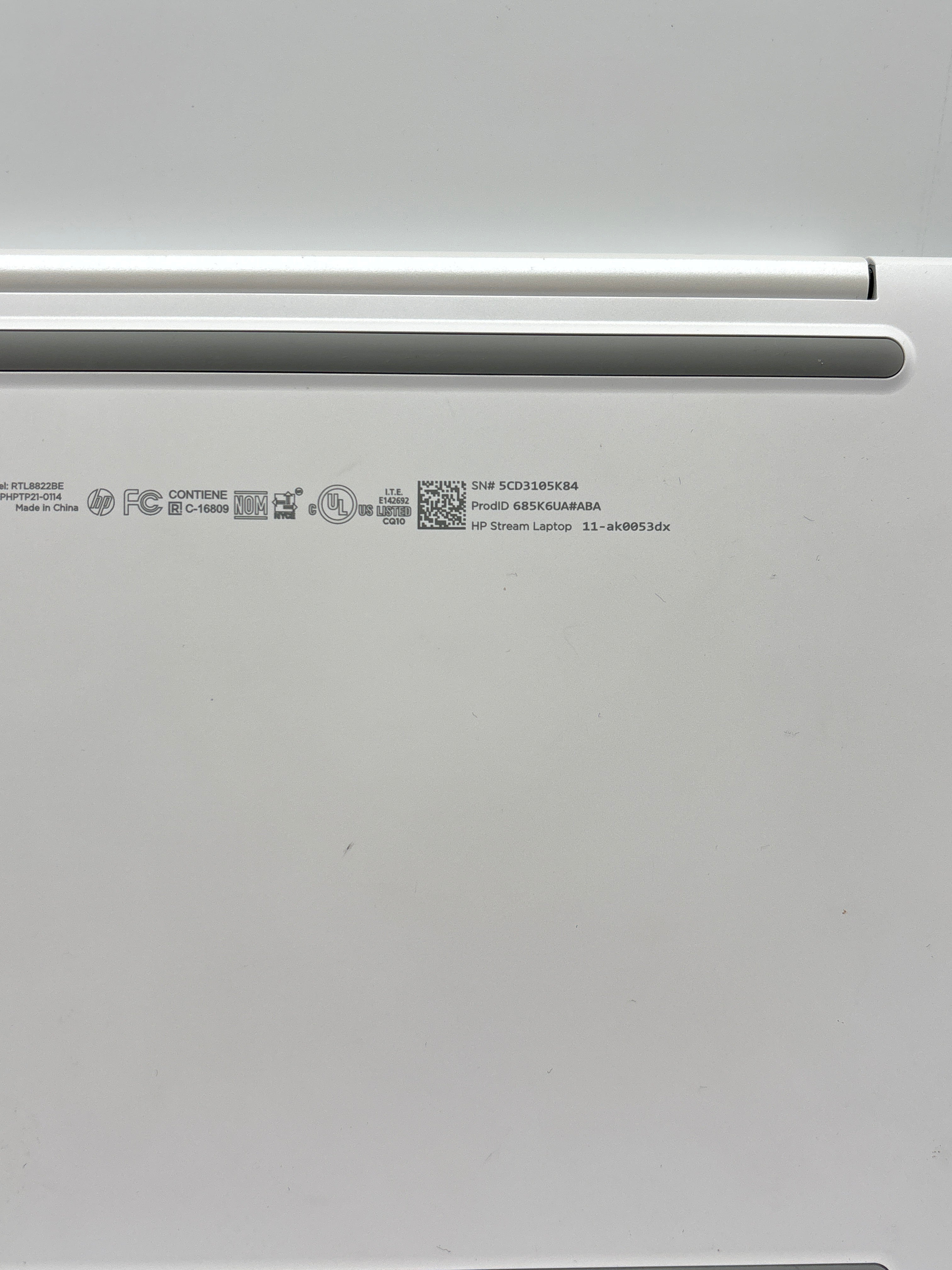 HP Stream 11-ak0xxx Celeron N4120 4GB RAM 64GB SD - Used
