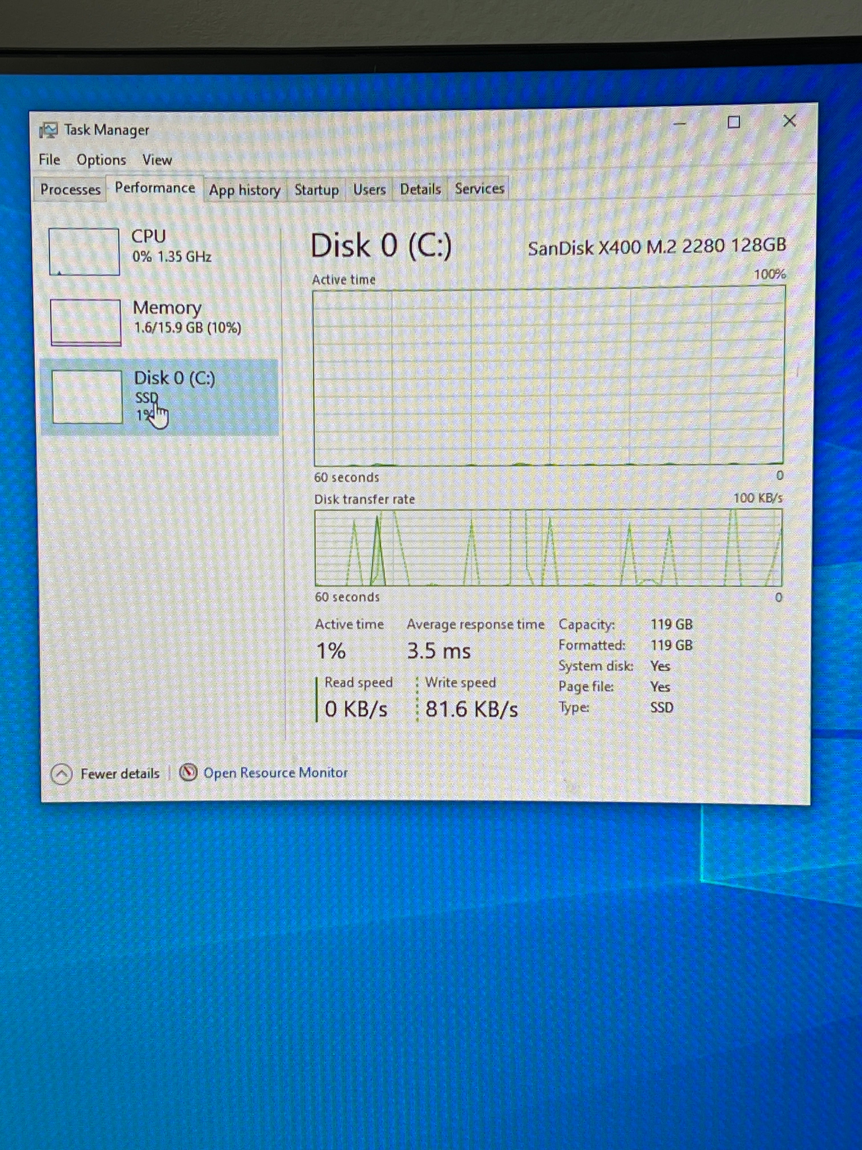 Dell Optiplex 7050 SFF i5-6600 16GB RAM 128GB SSD - Black