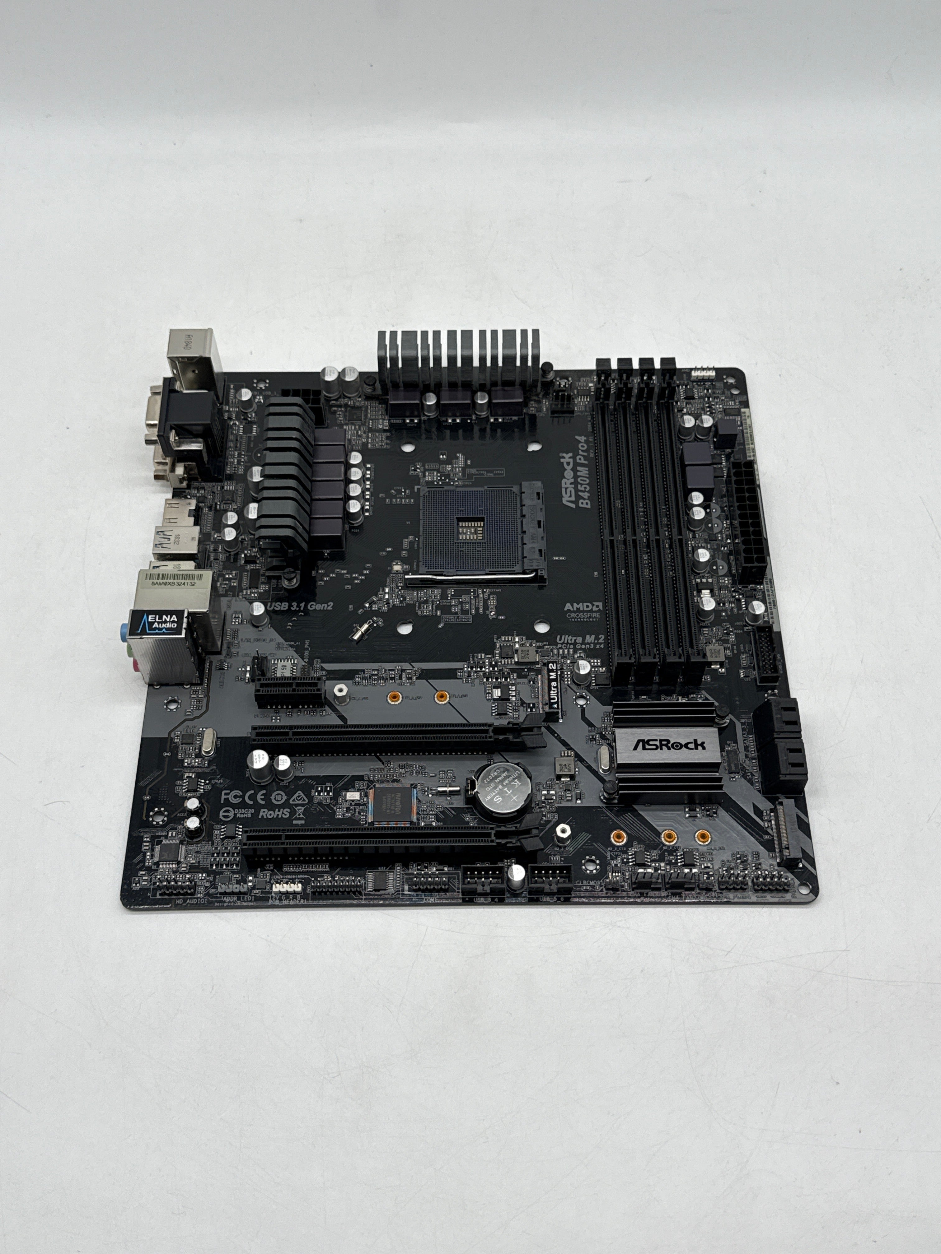 AsRock B450M Pro4 AM4 mATX AMD DDR4 Motherboard
