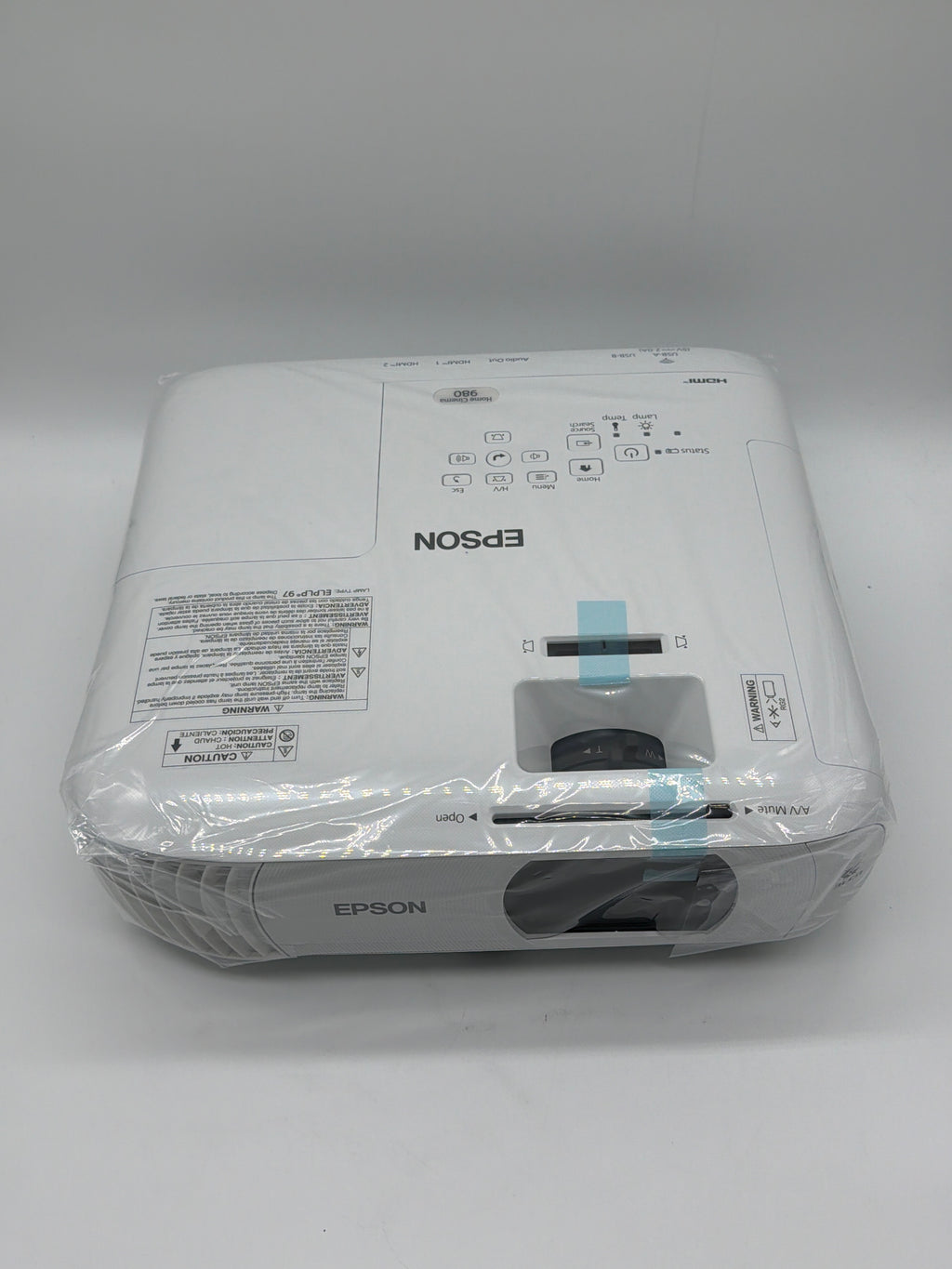 Epson Home Cinema 980 Projector 1080p 3400lm LCD Model HB63A New
