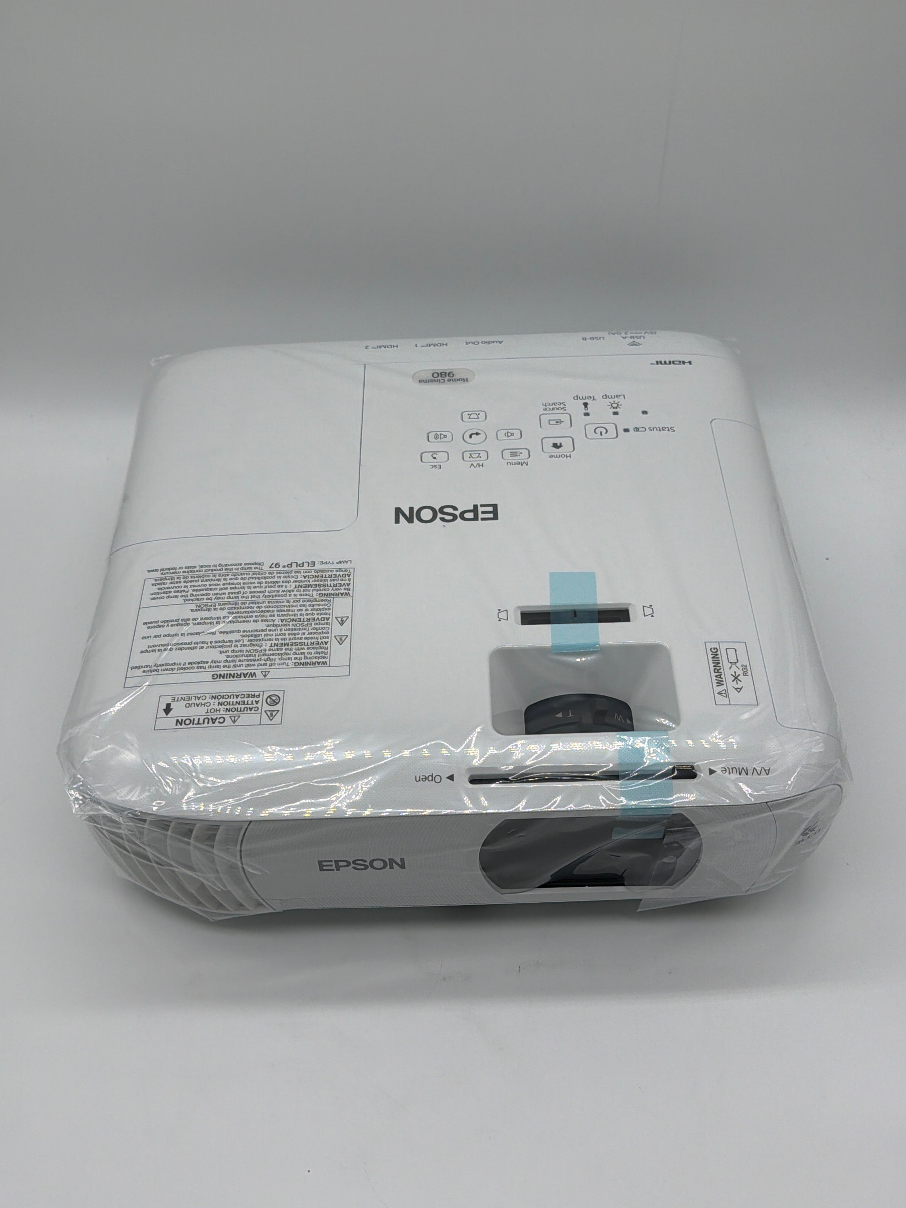 Epson Home Cinema 980 Projector 1080p 3400lm LCD Model HB63A New