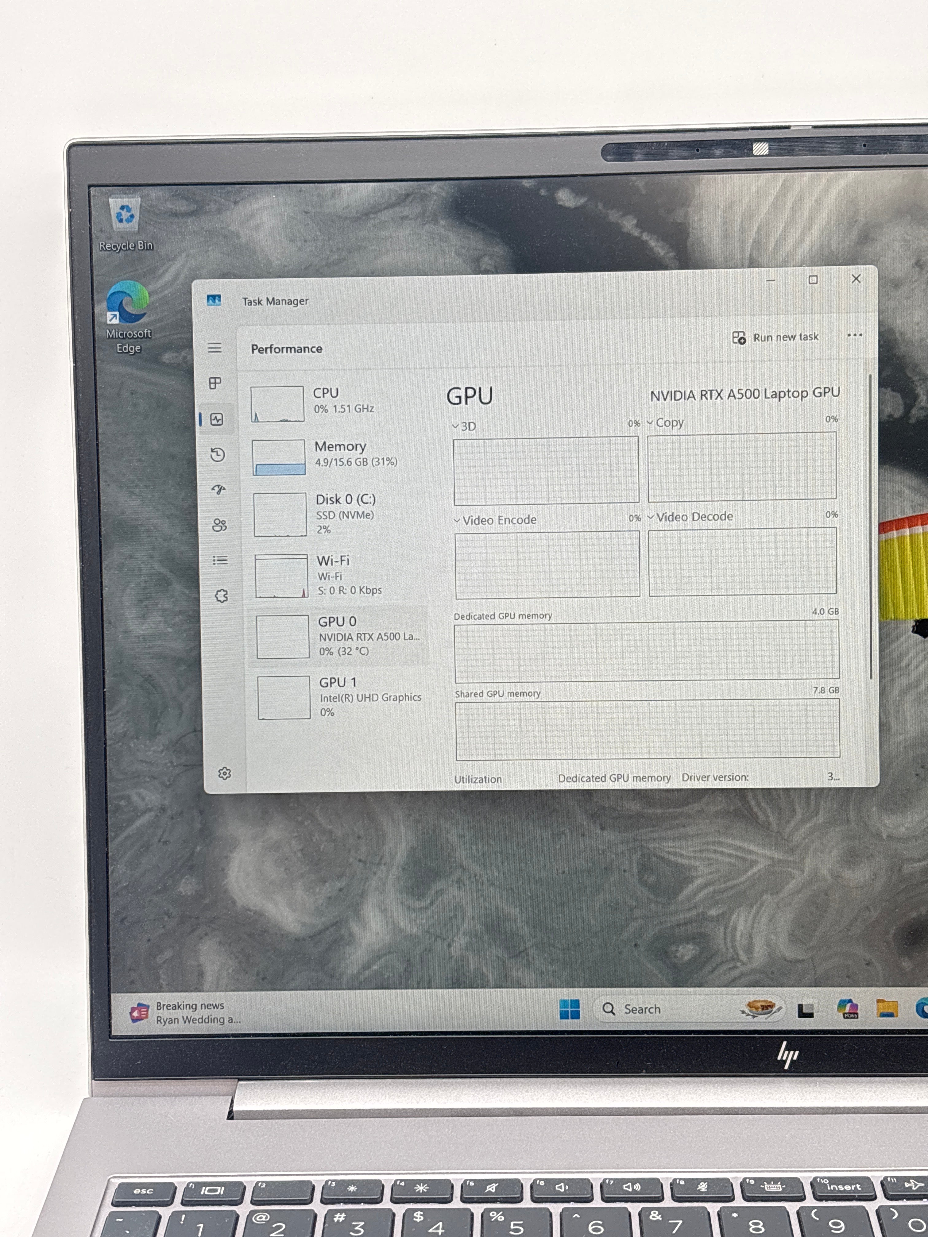 HP ZBook FireFly 16 G10 i7-1355U 16GB RAM 512GB SSD - For Parts (Bad speakers)