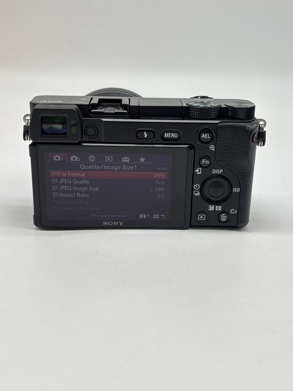 Sony Alpha A6100 24.2 MP Mirrorless Interchangeable Lens Digital Camera - Used