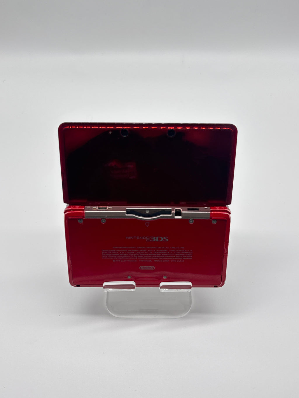 Nintendo 3DS CTR-001 32GB Flame Red Handheld Console - Used