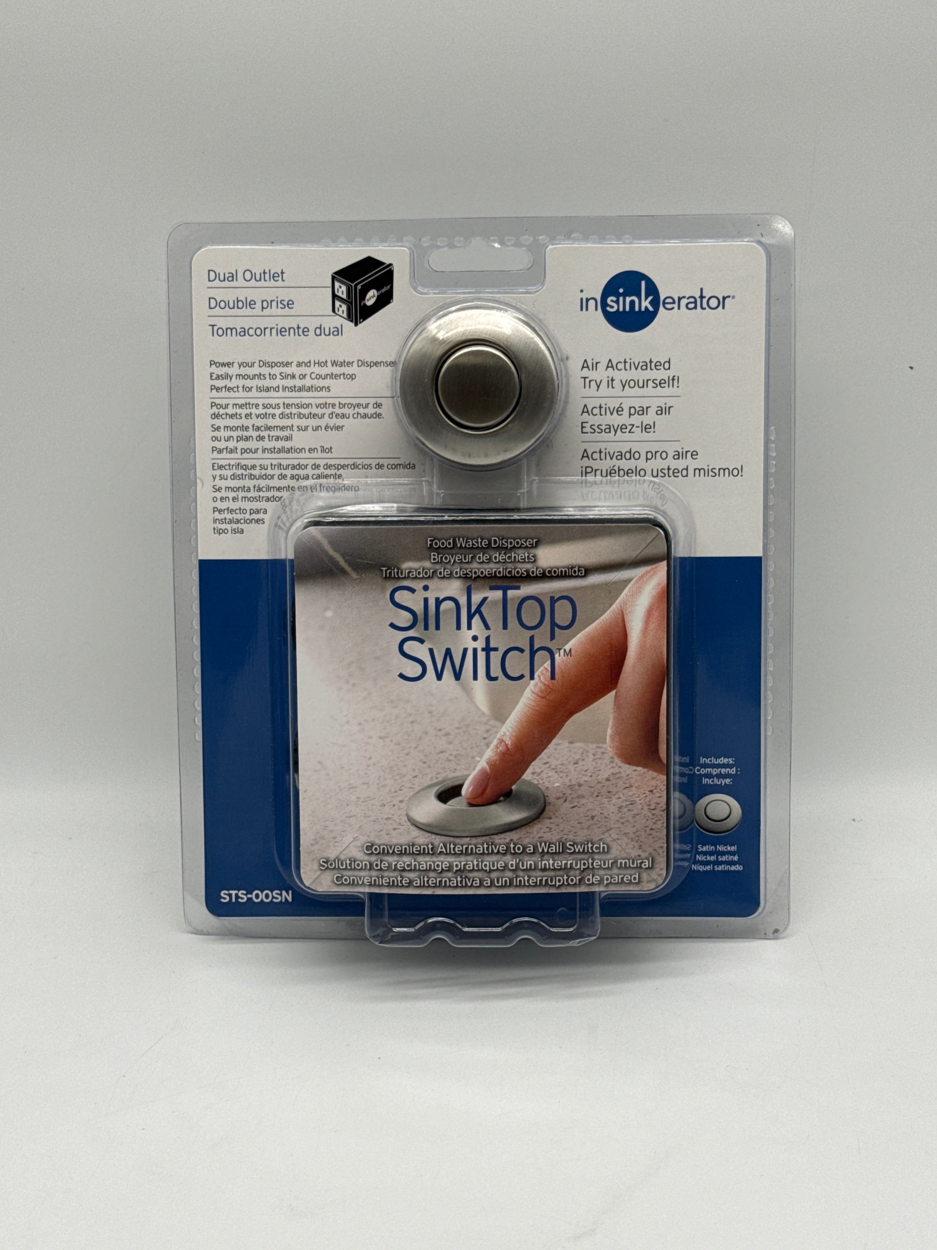 InSinkErator SinkTop Batch Feed 1/2hp 120V Silver New In Box STS-OOSN
