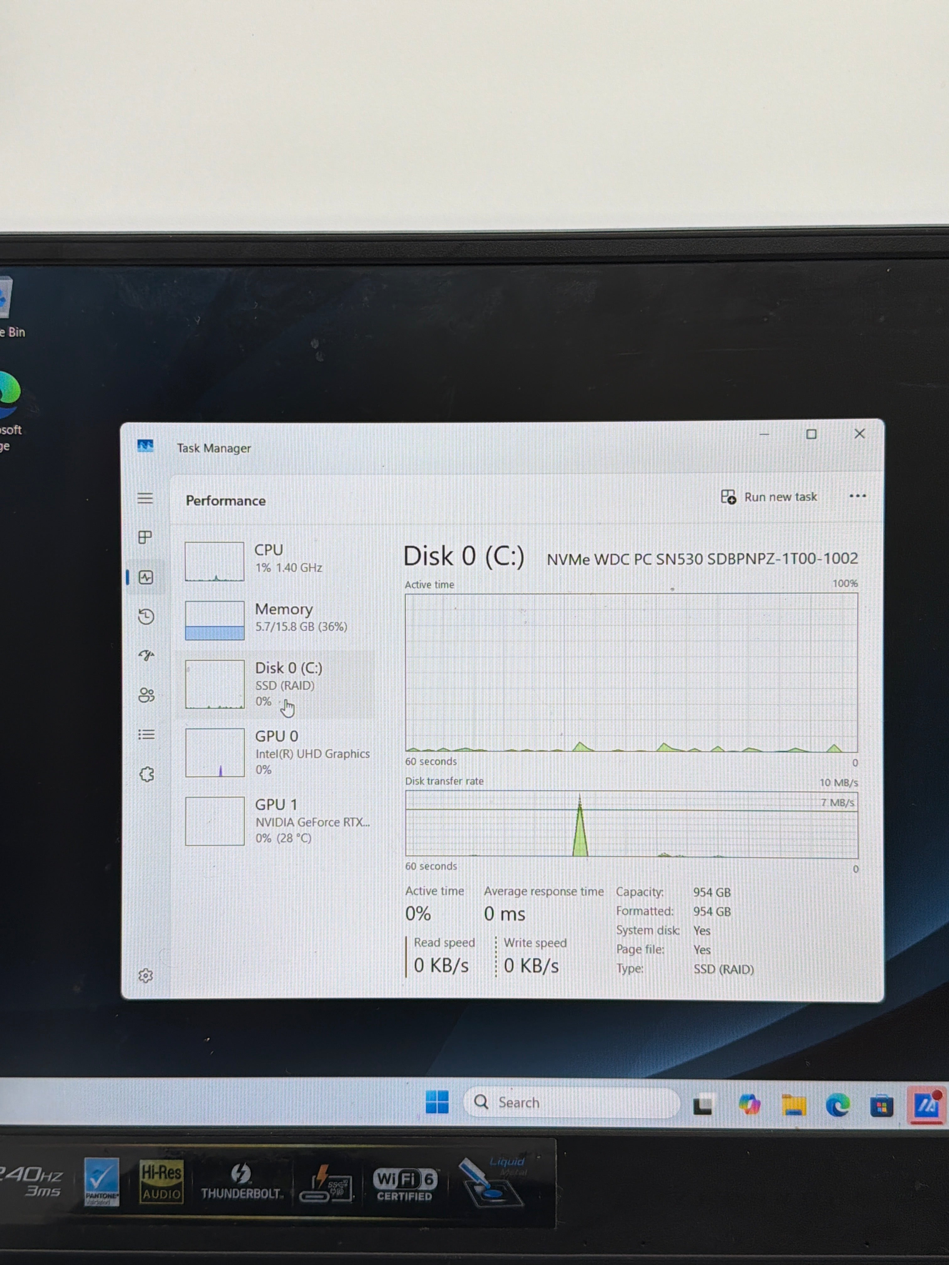 ASUS ROG Zephyrus M15 I7-10750H 1TB SSD 16GB RTX 2070 Max Q