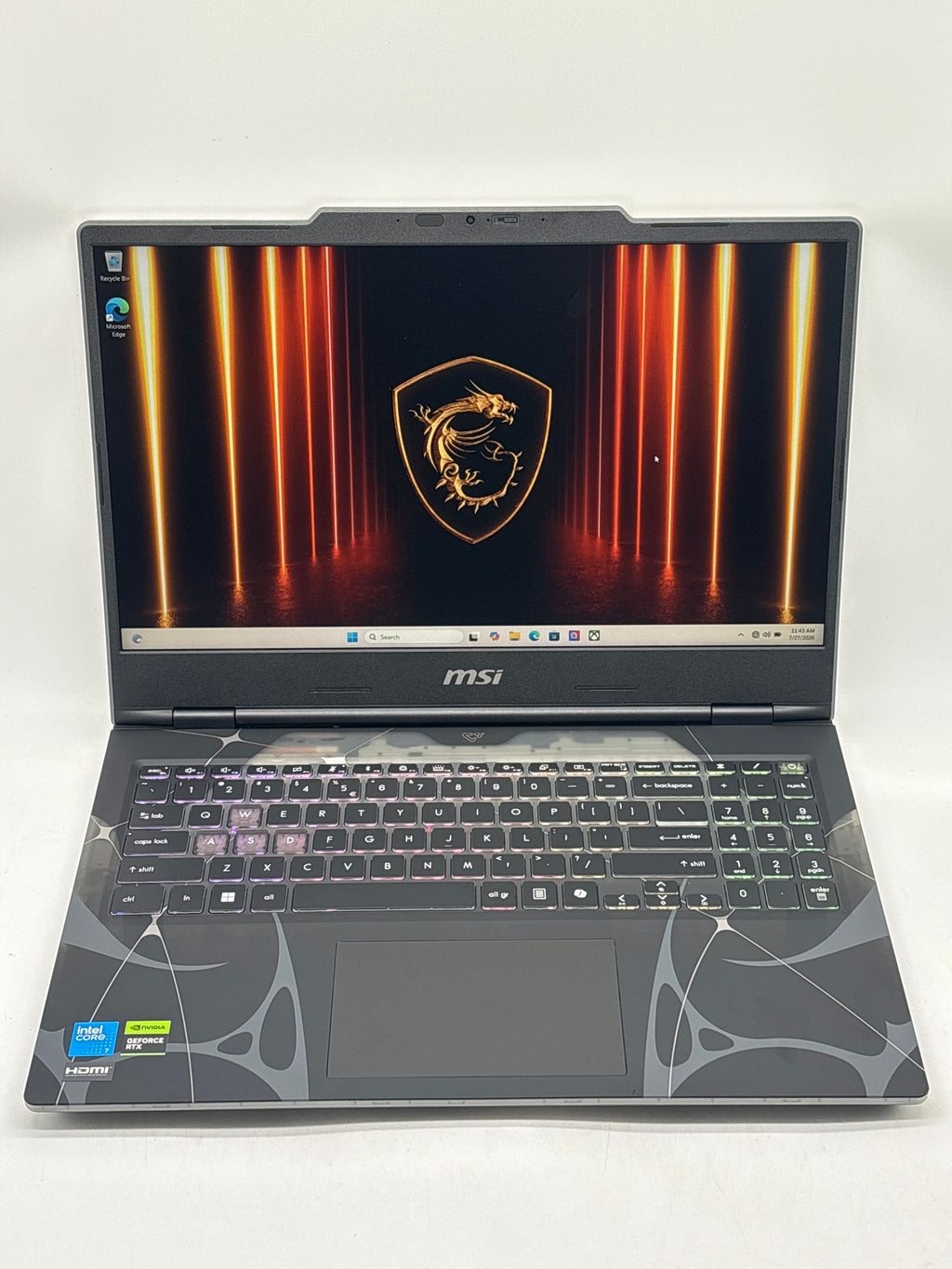 MSI Cyborg 15 B2RWFKG 15.6" Core 7 240H 16GB RAM 512GB SSD RTX 5060 - Used