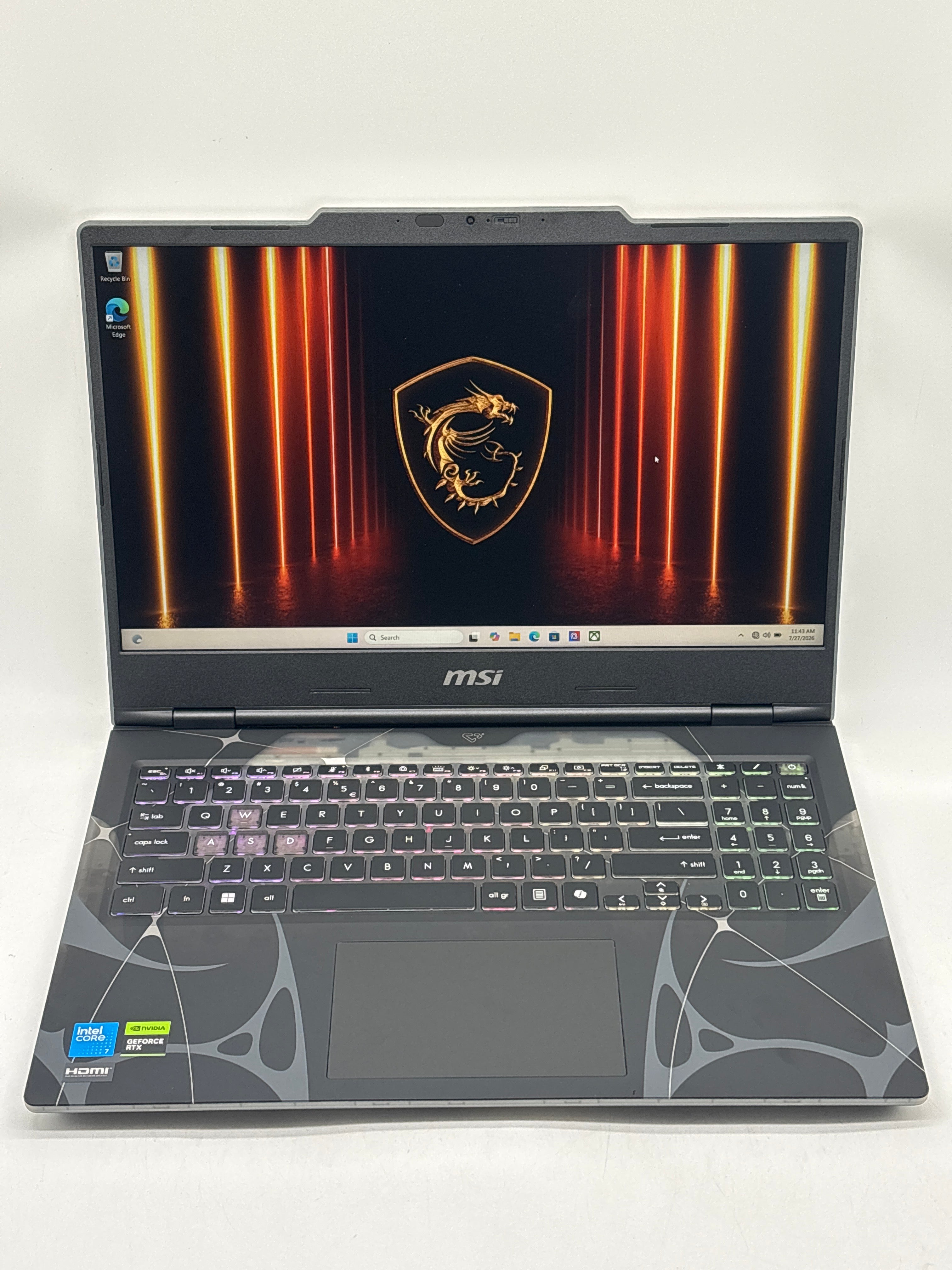 MSI Cyborg 15 B2RWFKG 15.6" Core 7 240H 16GB RAM 512GB SSD RTX 5060 - Used