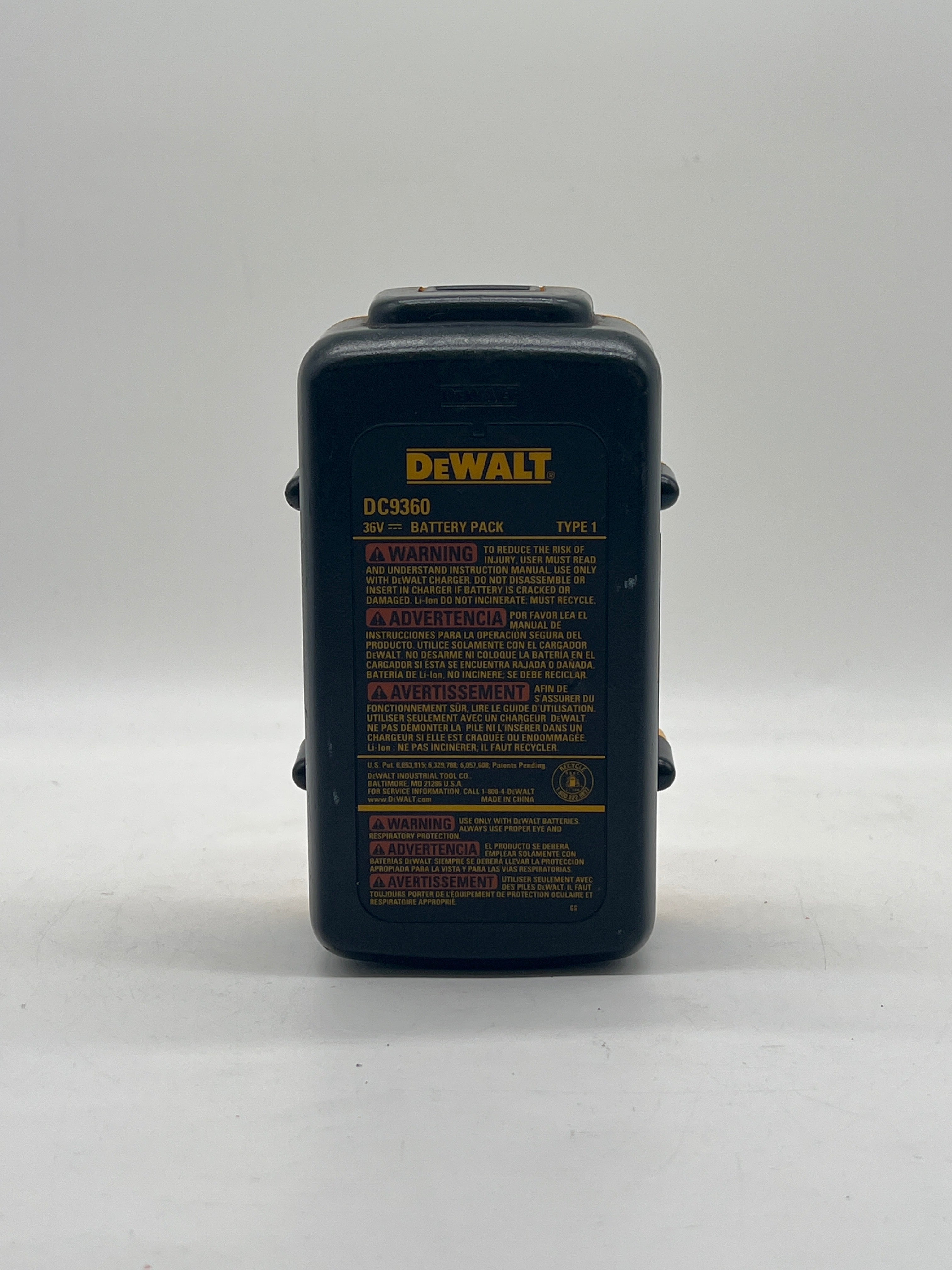 Dewalt DC9360 36V Battery  & DC9000 28V-36V Battery Charger - For Parts (Read DESC)