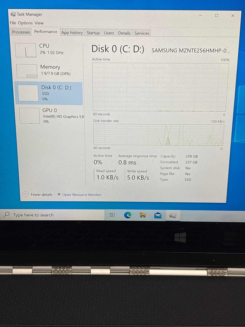 Lenovo Yoga 3 Pro 14" Core M-5Y70 8GB RAM 256GB SSD Orange - Bad Battery