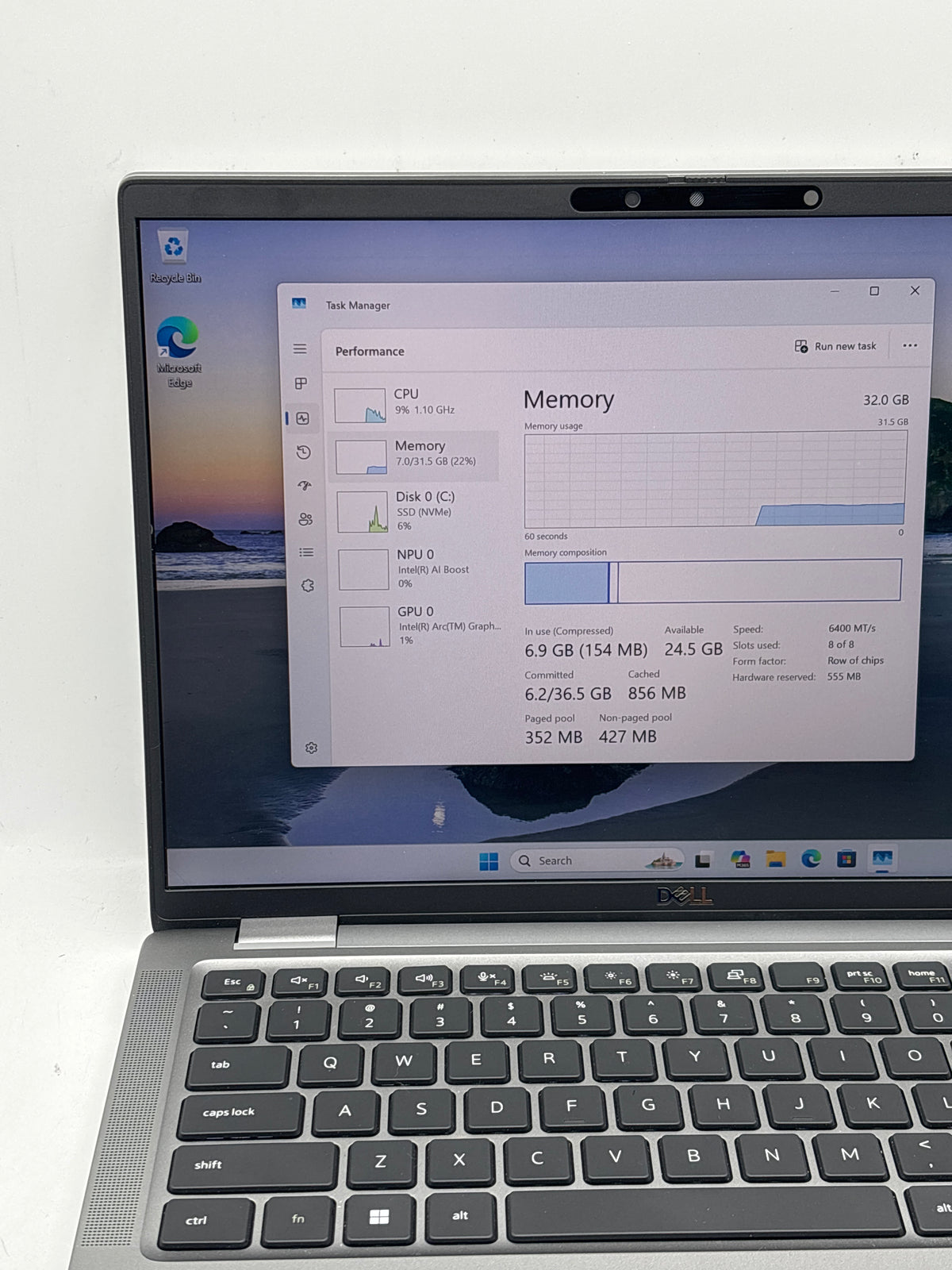 Dell Latitude 7450 14" Intel Core Ultra 7 165H 32GB RAM 512GB SSD Gray - Used