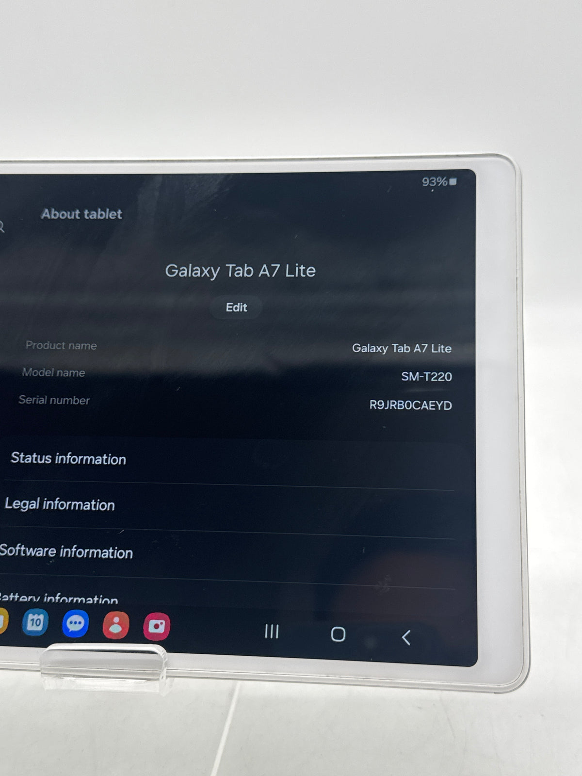 Samsung Galaxy Tab A7 Lite SM-T220 8.7"inch Wi-Fi 32GB Used