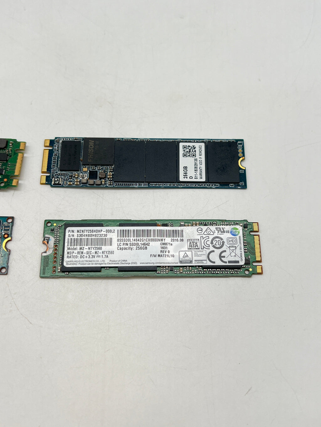 Lot Of 4 256GB M.2 SATA III Internal SSD - Used Tested