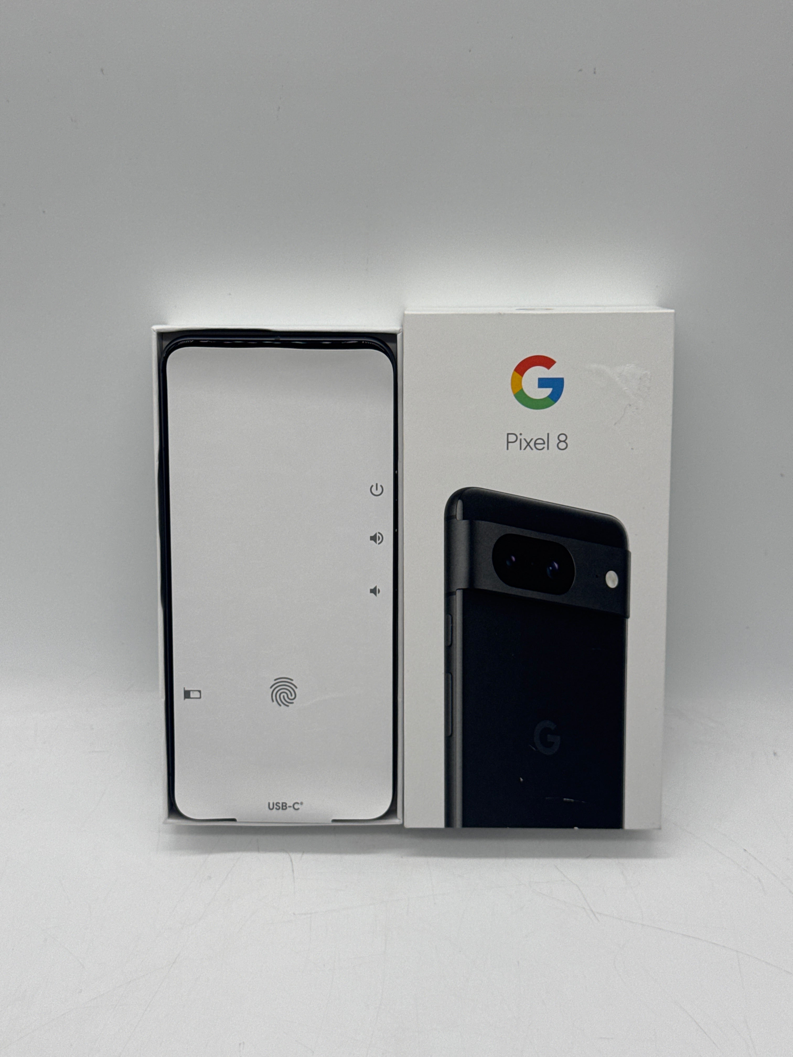 Google Pixel 8 128GB Black Unlocked - Used With Box
