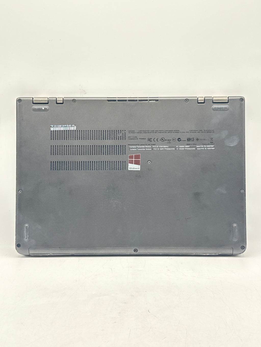 Lenovo Type 20CD 12.5" Intel Core i5-4200U 8GB RAM 128GB SSD Black - Missing Key