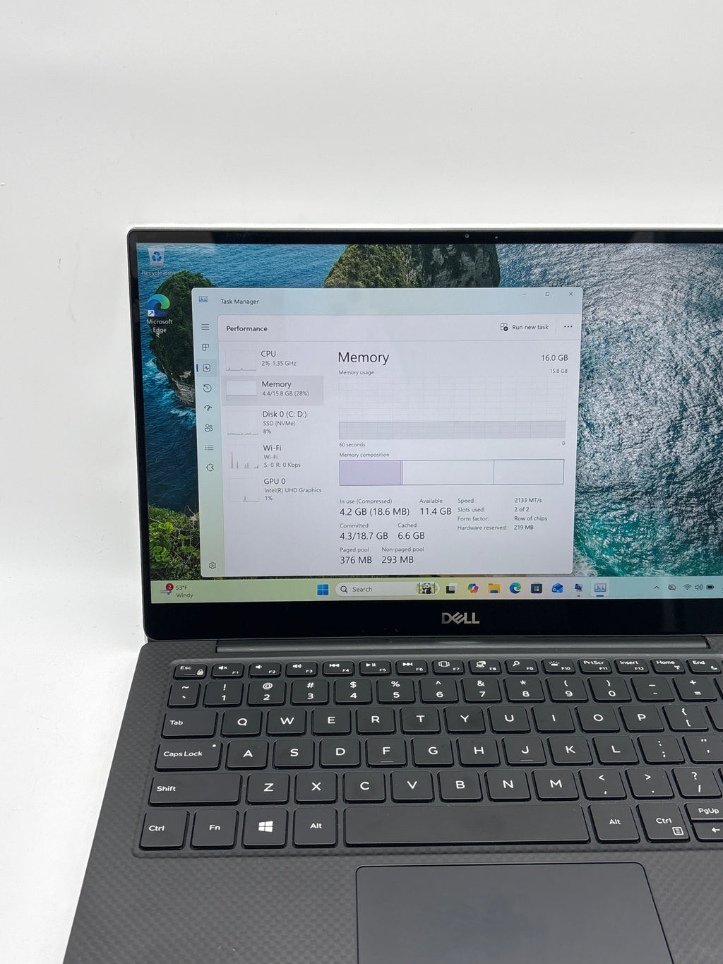 Dell XPS 13 7390 i7-10710U 16GB RAM 512GB SSD - Used